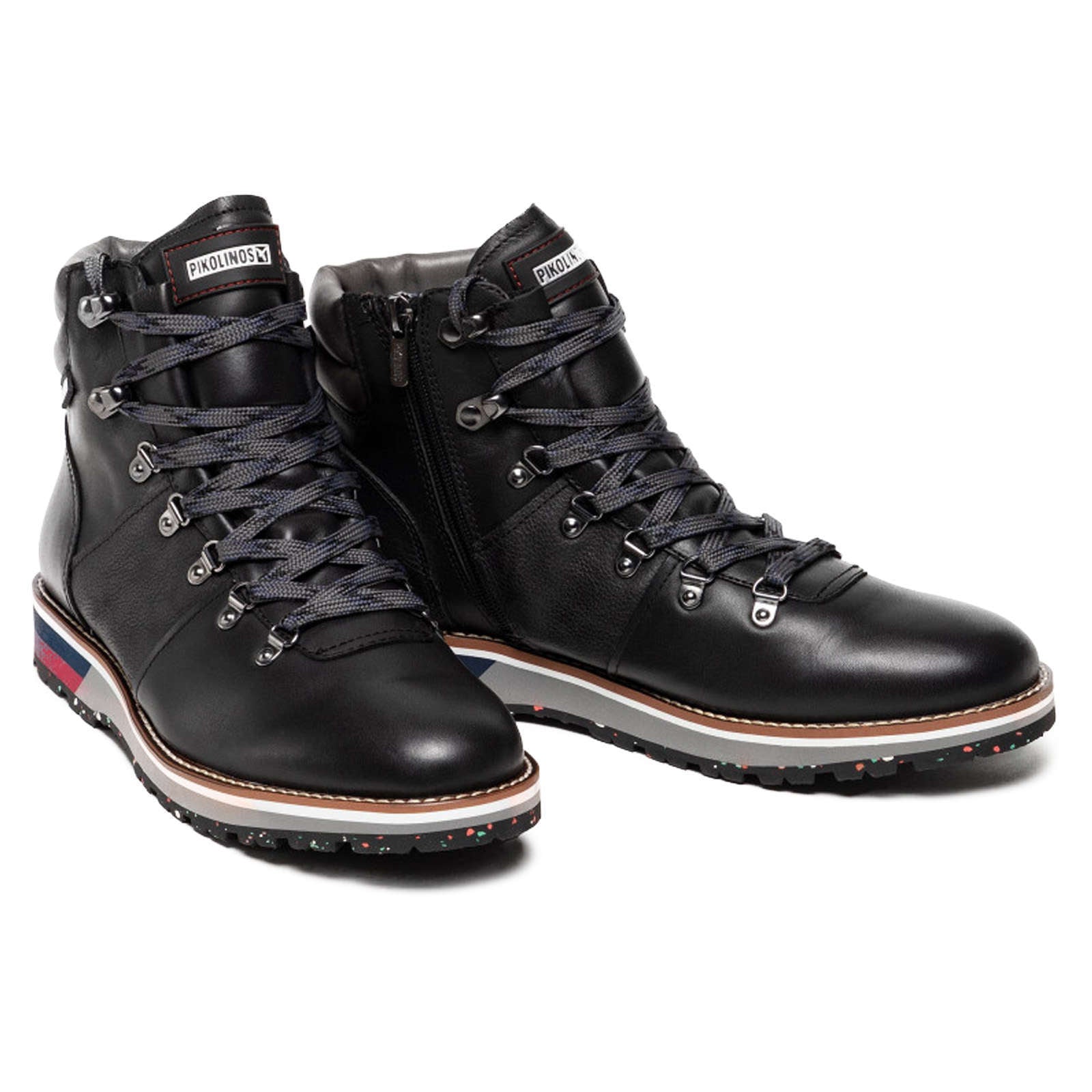 Pikolinos Pirineos Leather Mens Boots#color_black