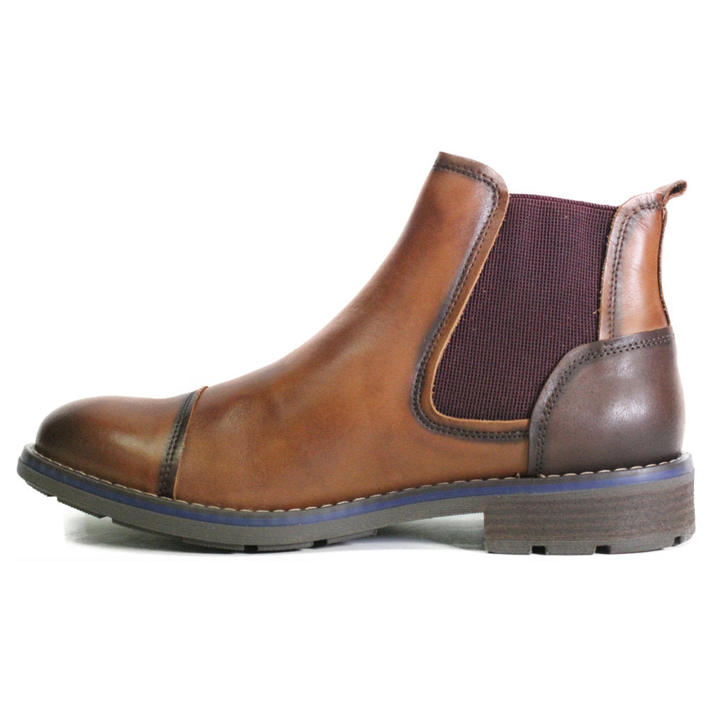 Pikolinos York M2M-8016 Leather Mens Boots#color_cuero