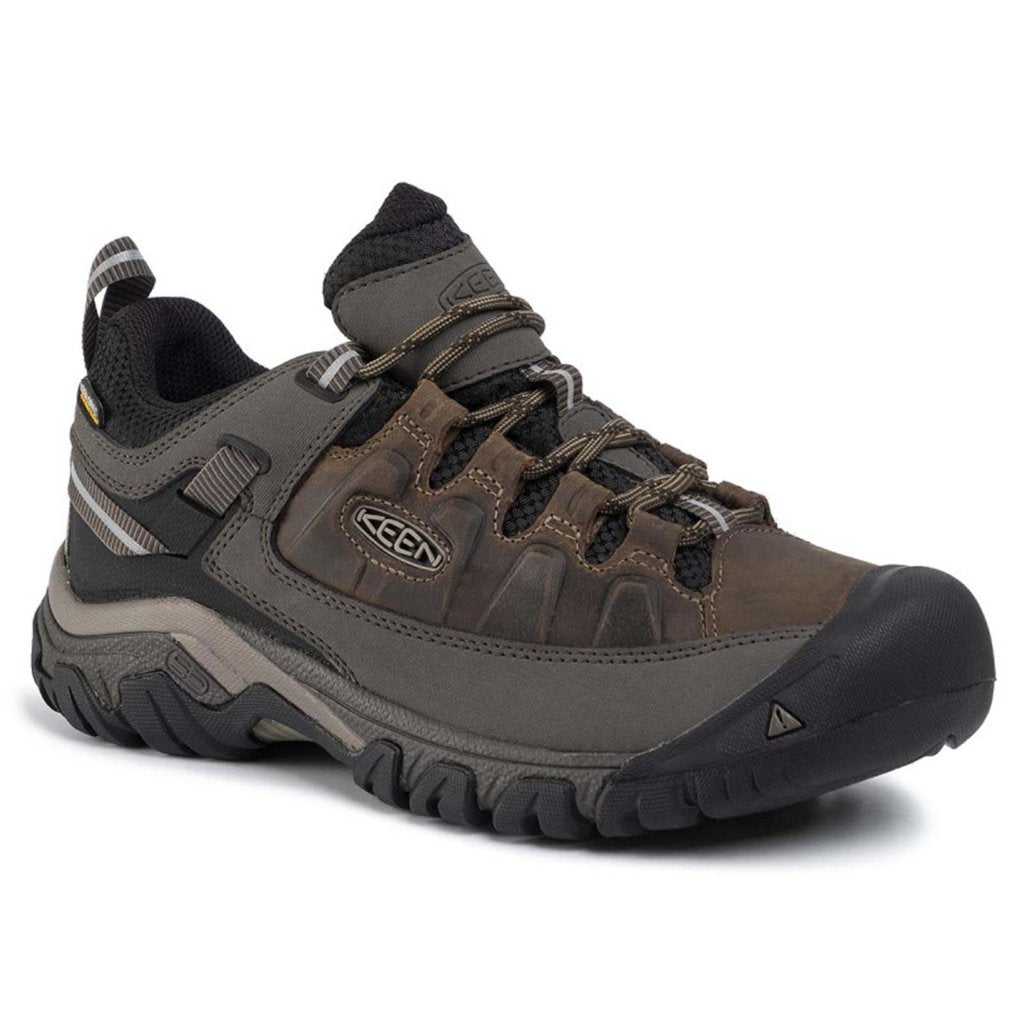 Keen Targhee III Waterproof Leather Men's Hiking Boots#color_bungee cord black