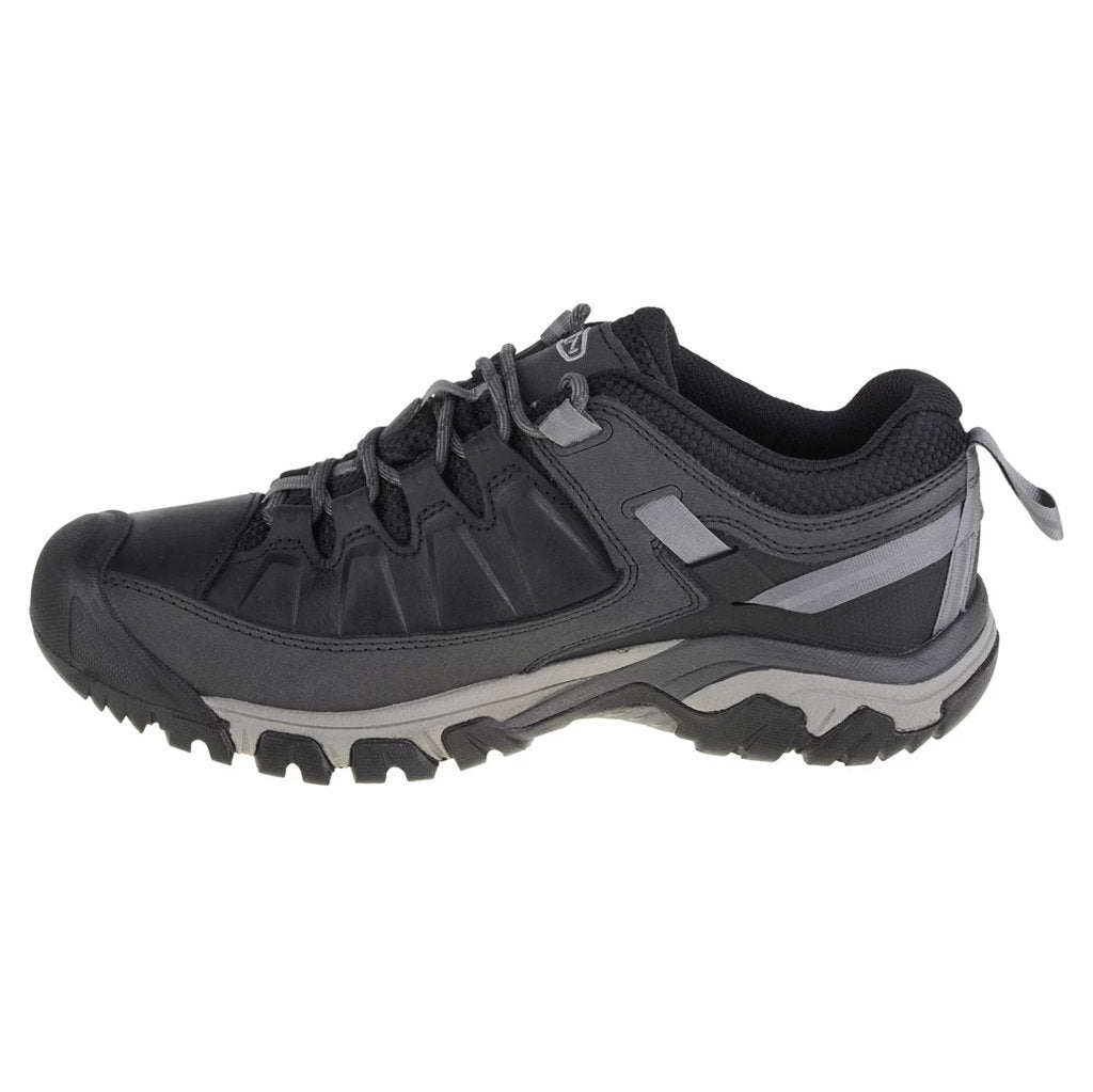 Keen Targhee III Waterproof Leather Men's Hiking Boots#color_black steel grey