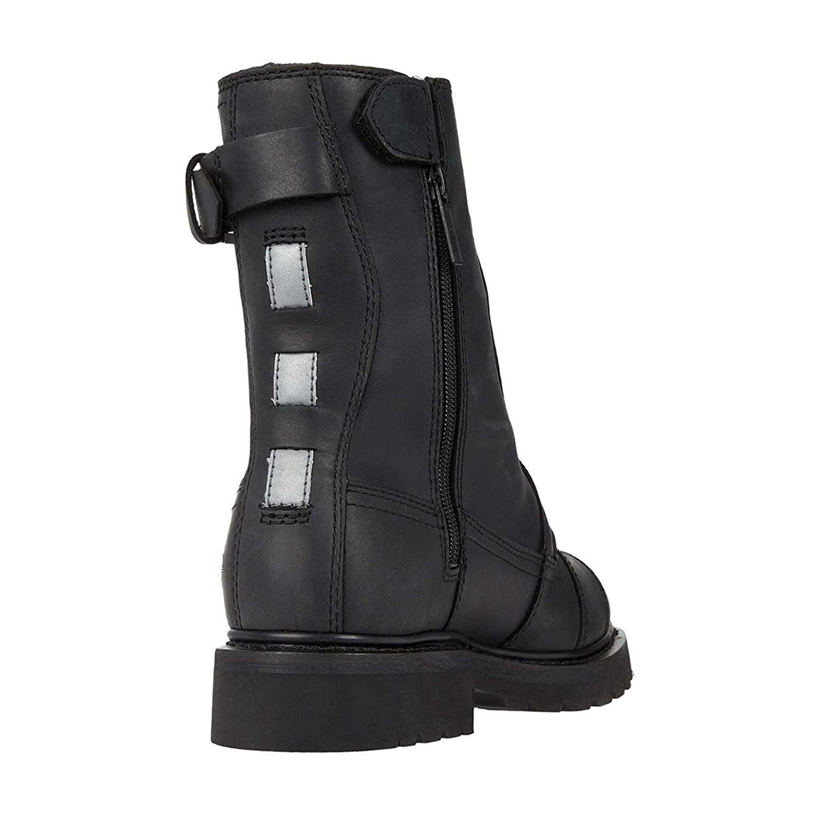 Harley Davidson Brosner Waterproof Full Grain Leather Men's Riding Boots#color_black