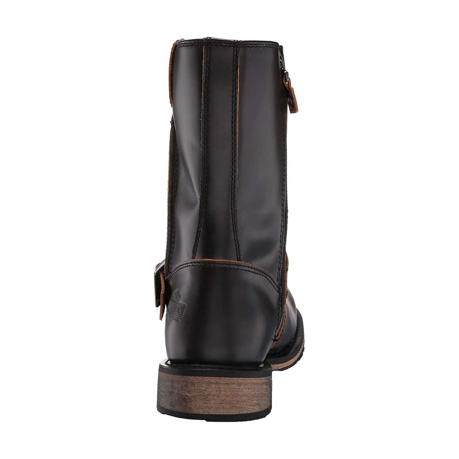 Harley Davidson Dendon Full Grained Leather Men's Riding Boots#color_black