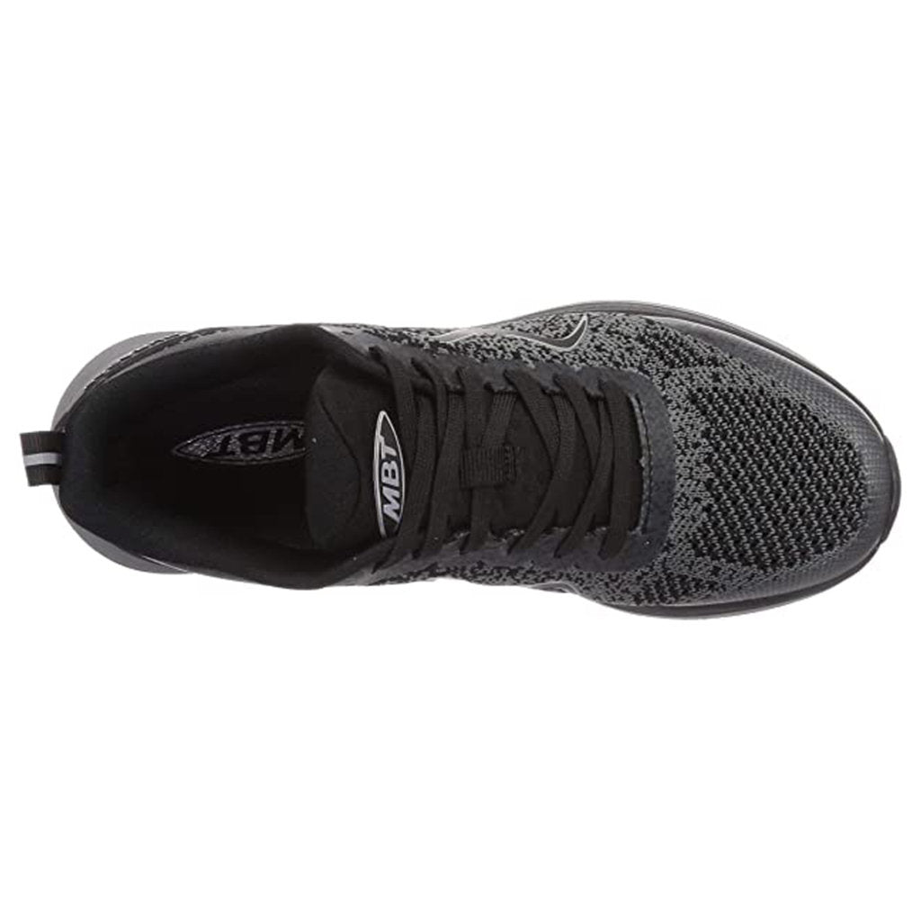 MBT Huracan 3000 Fly Knit Mesh Men's Low-Top Trainers#color_black castlerock