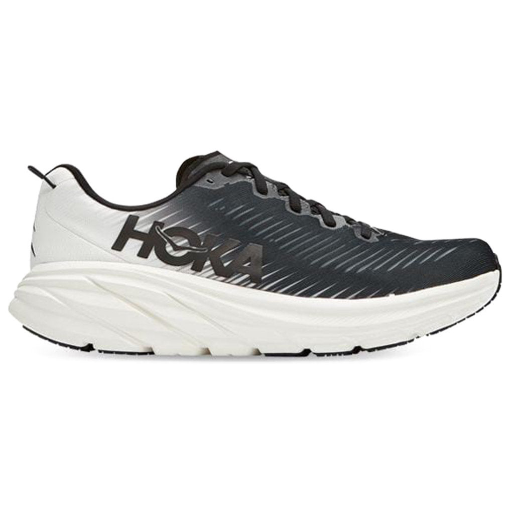 Hoka One One Rincon 3 Mesh Men's Low-Top Road Running Trainers#color_black white