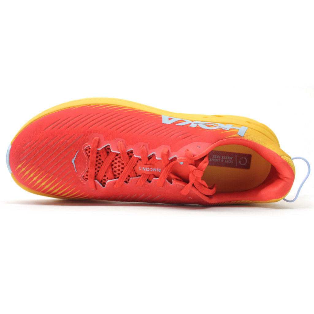 Hoka One One Rincon 3 Mesh Men's Low-Top Road Running Trainers#color_fiesta amber yellow