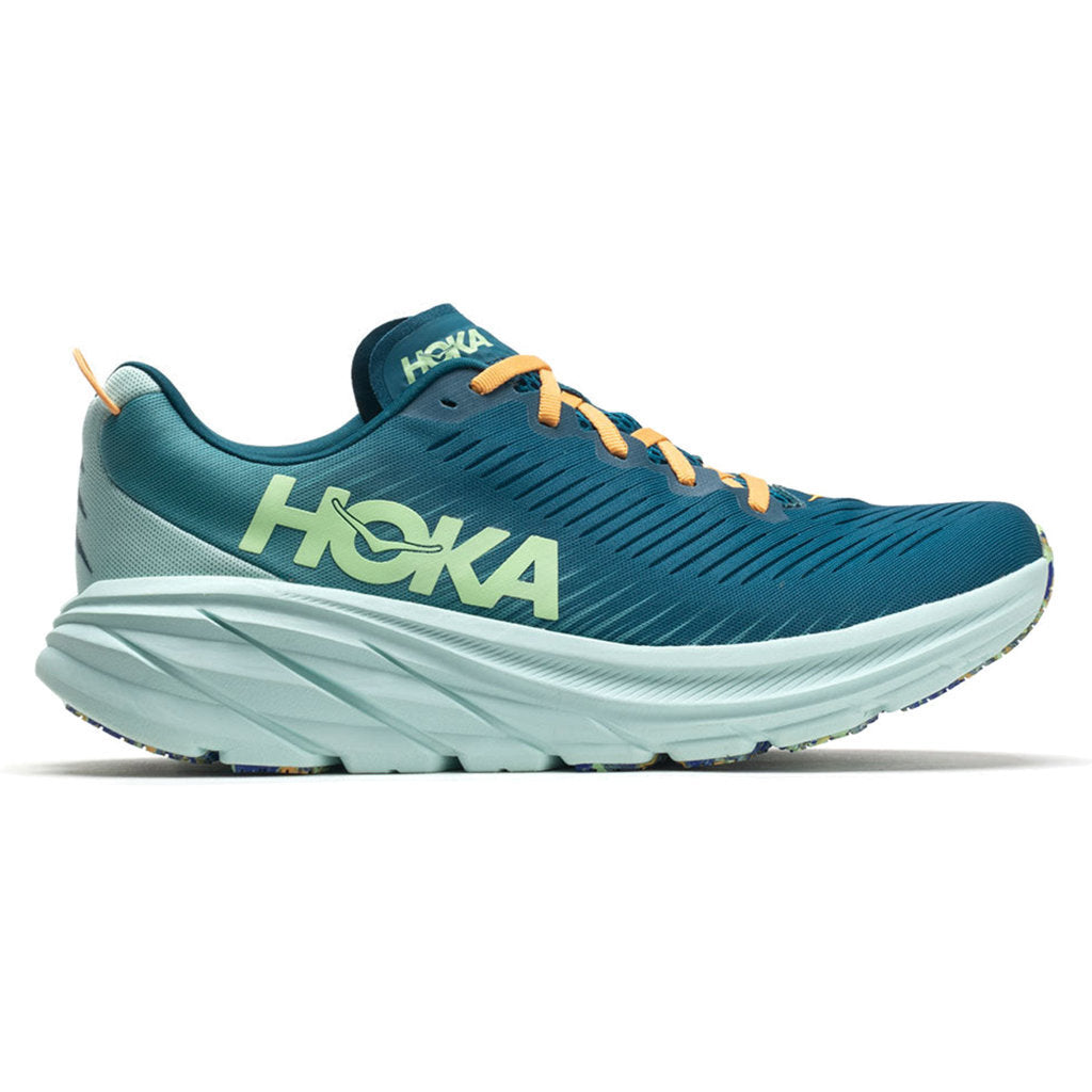 Hoka One One Rincon 3 Mesh Men's Low-Top Road Running Trainers#color_deep lagoon ocean mist