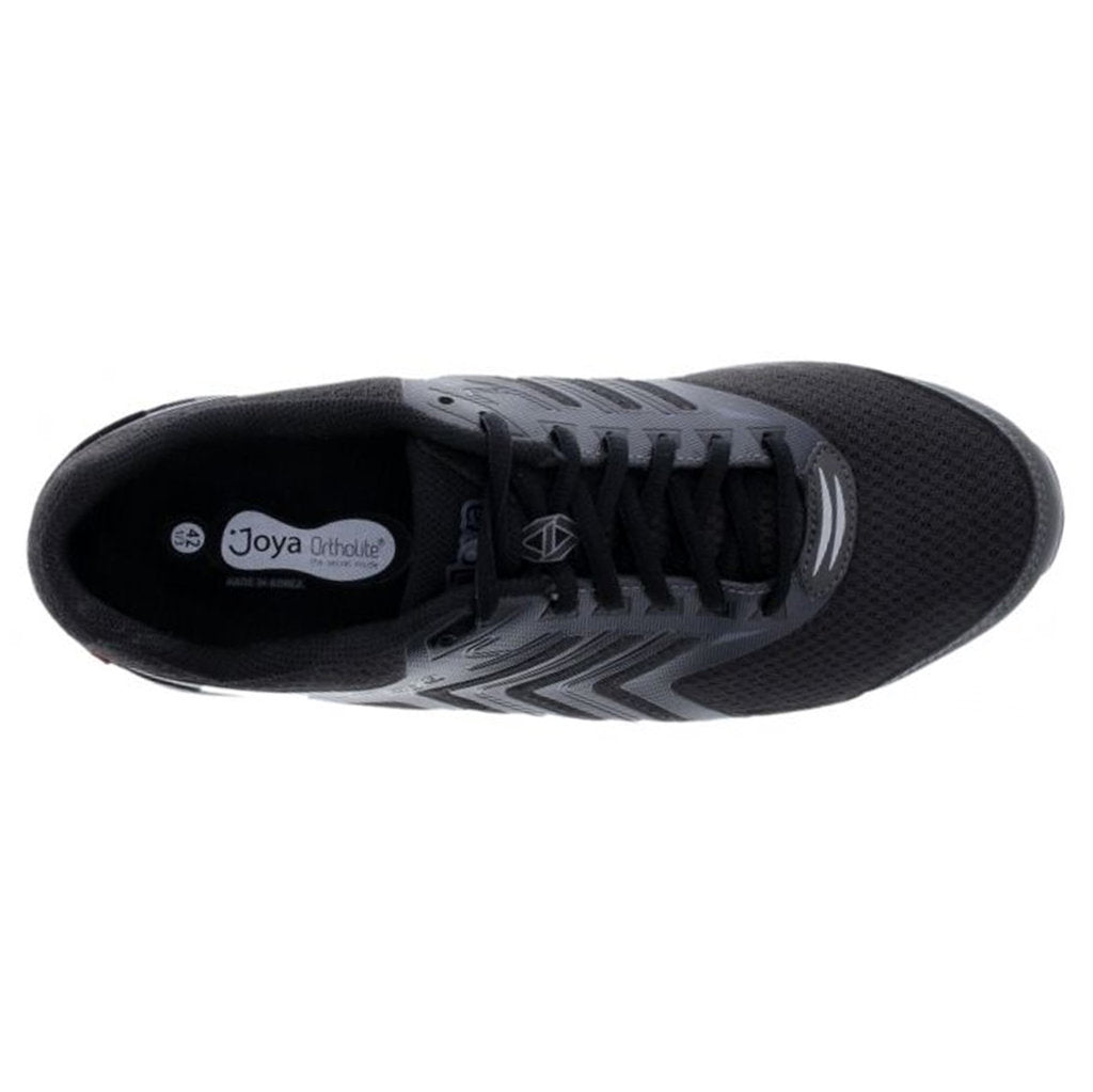 Joya Flash SR PU Leather & Textile Men's Trainers#color_black