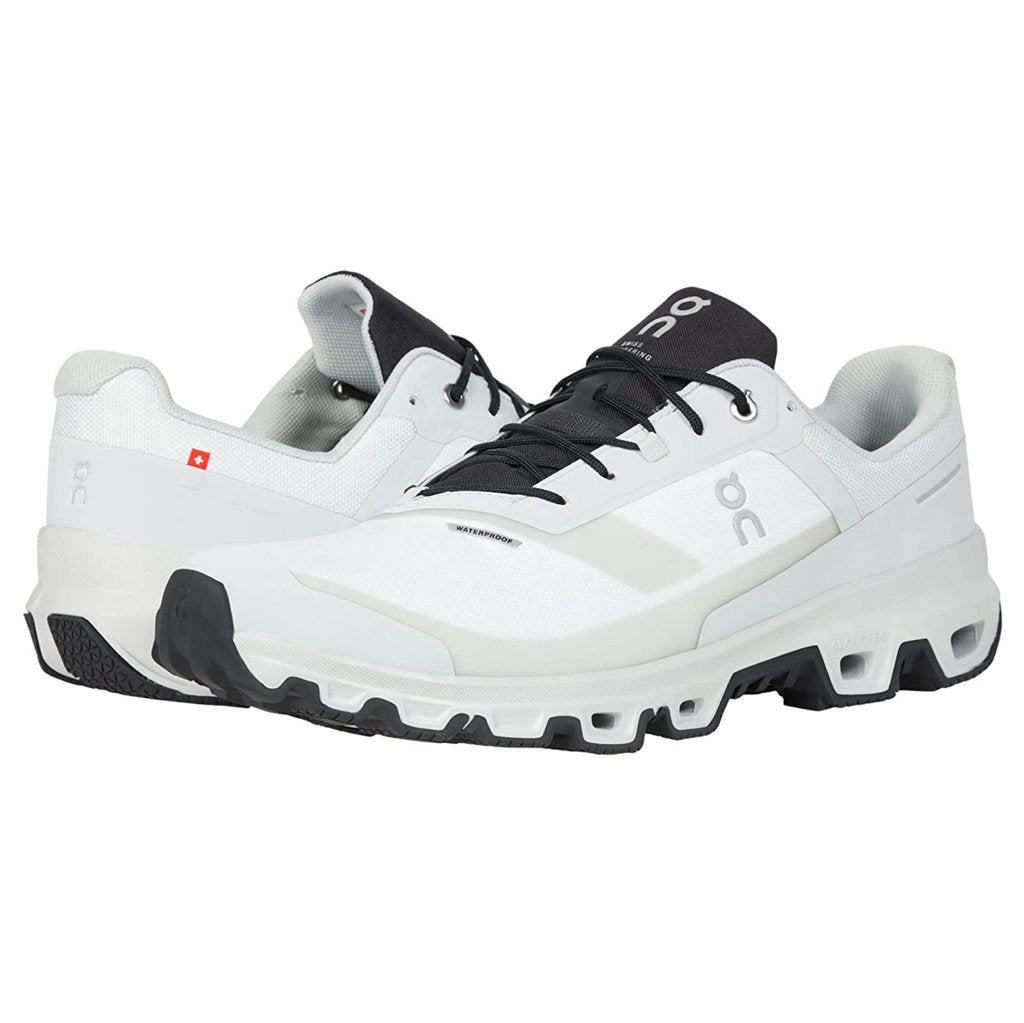 On Running Cloudventure Waterproof Textile Women's Low-Top Trainers#color_glacier black