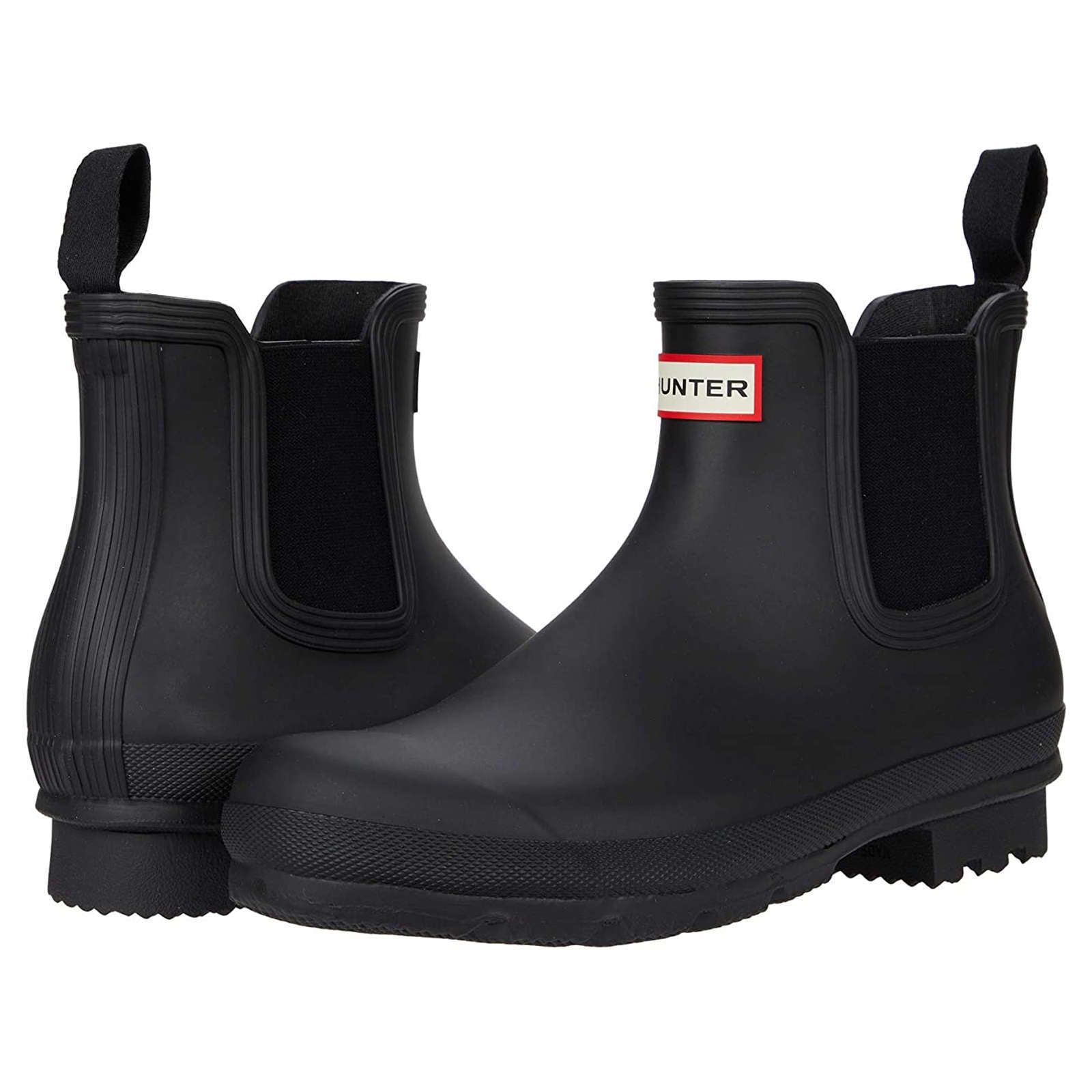 Hunter Original Insulated Rubber Men's Chelsea Boots#color_black