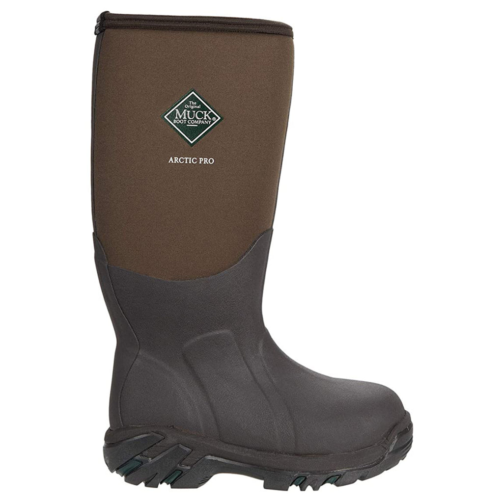 Muck Boot Arctic Pro Winter Waterproof Men's Tall Wellington Boots#color_bark