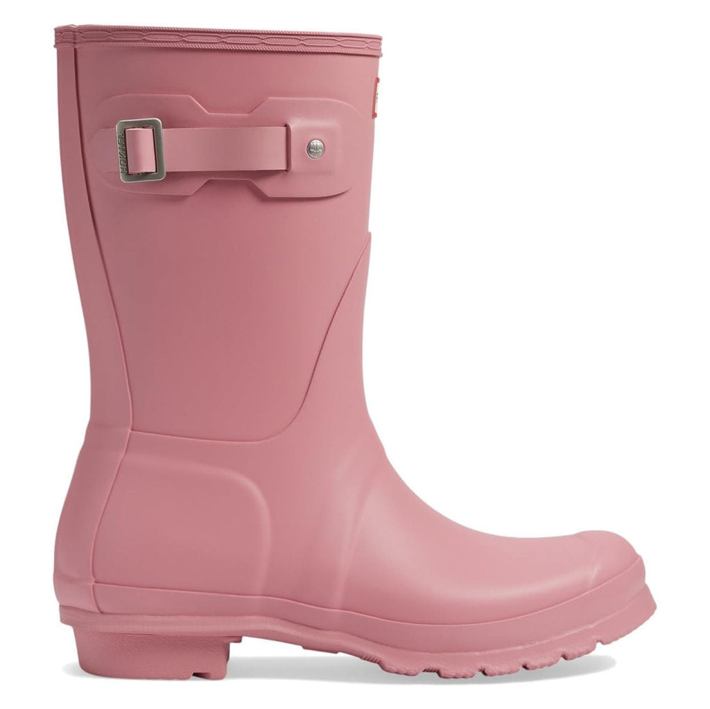 Hunter Original Short Rubber Womens Boots#color_purring pink