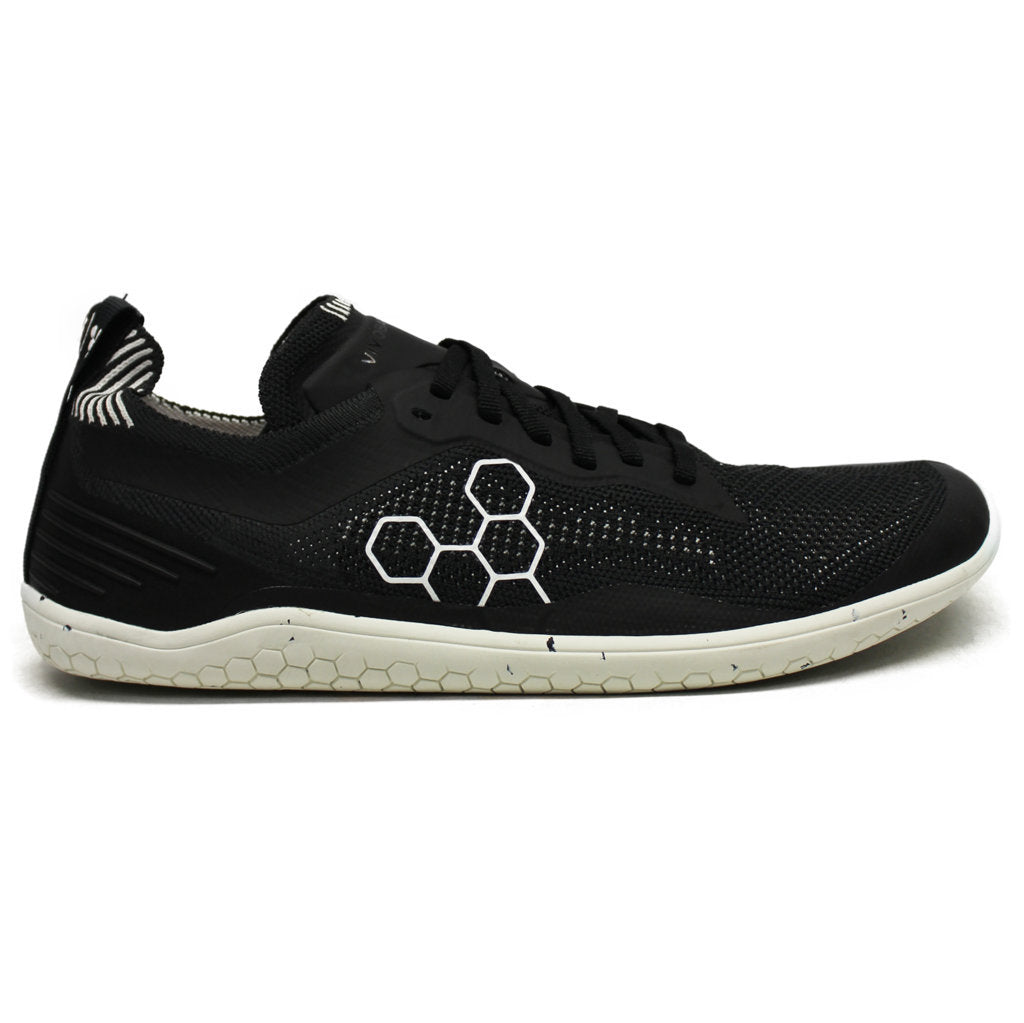 Vivobarefoot Geo Racer Knit Textile Womens Trainers#color_obsidian