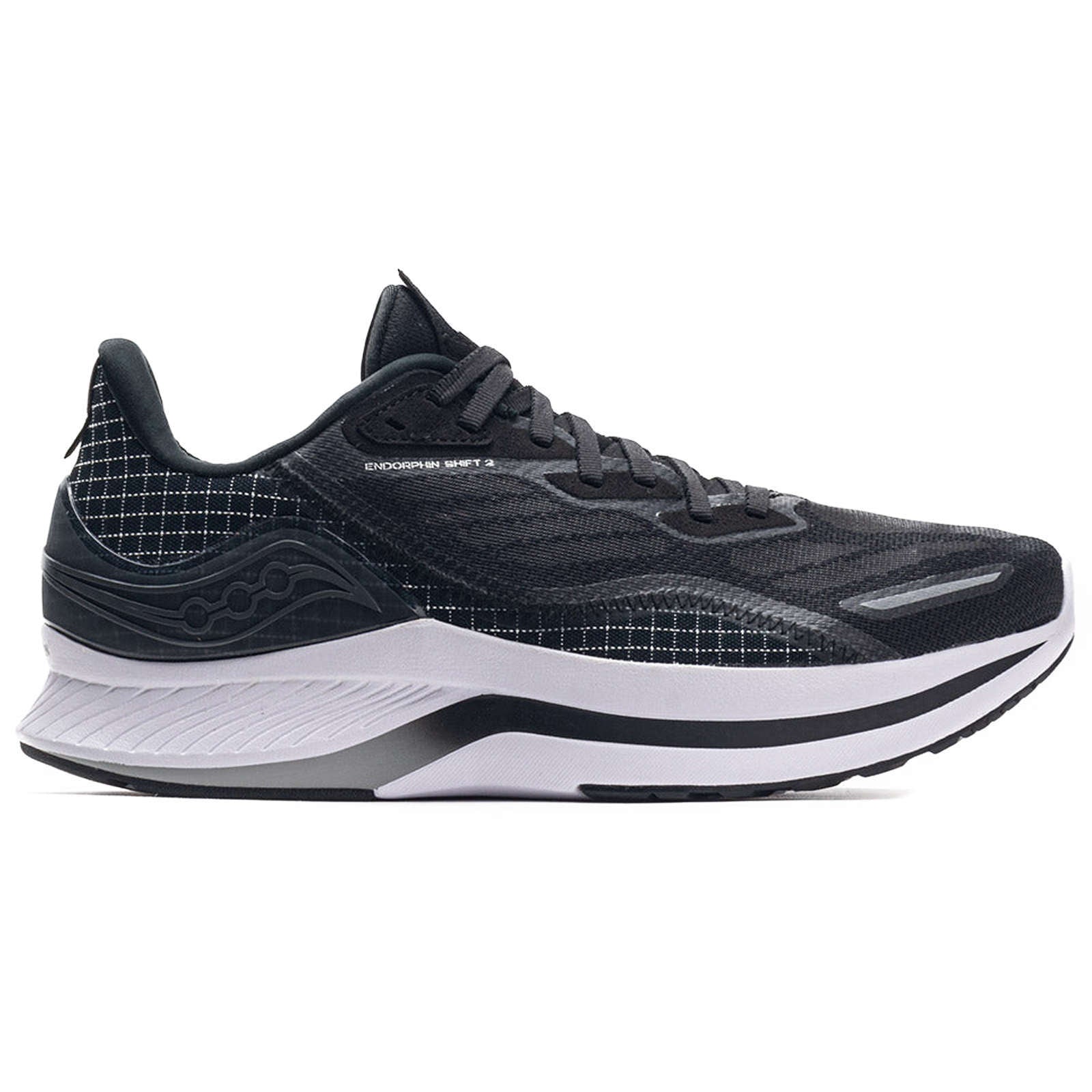 Saucony Endorphin Shift 2 Synthetic Textile Men's Low-Top Trainers#color_black white