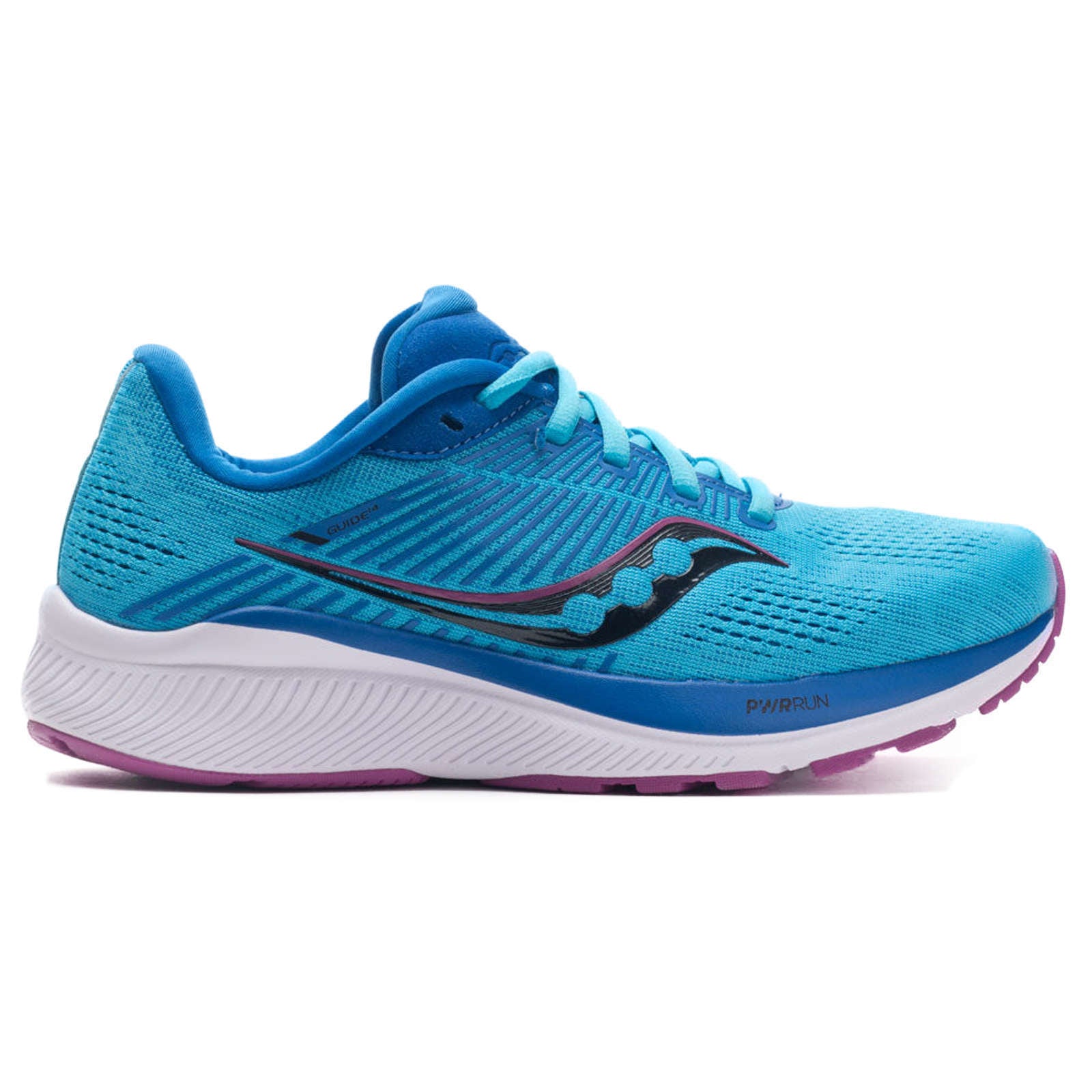 Saucony Guide 14 Synthetic Textile Women's Low-Top Trainers#color_blue blaze berry