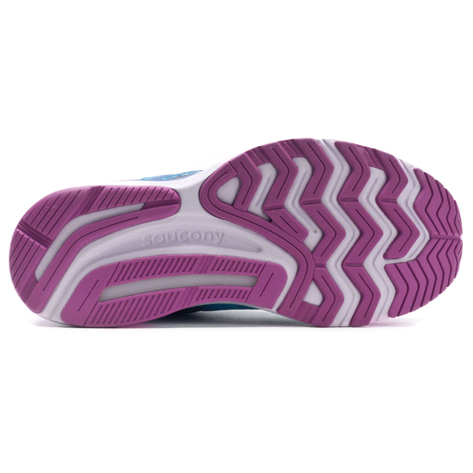 Saucony Guide 14 Synthetic Textile Women's Low-Top Trainers#color_blue blaze berry