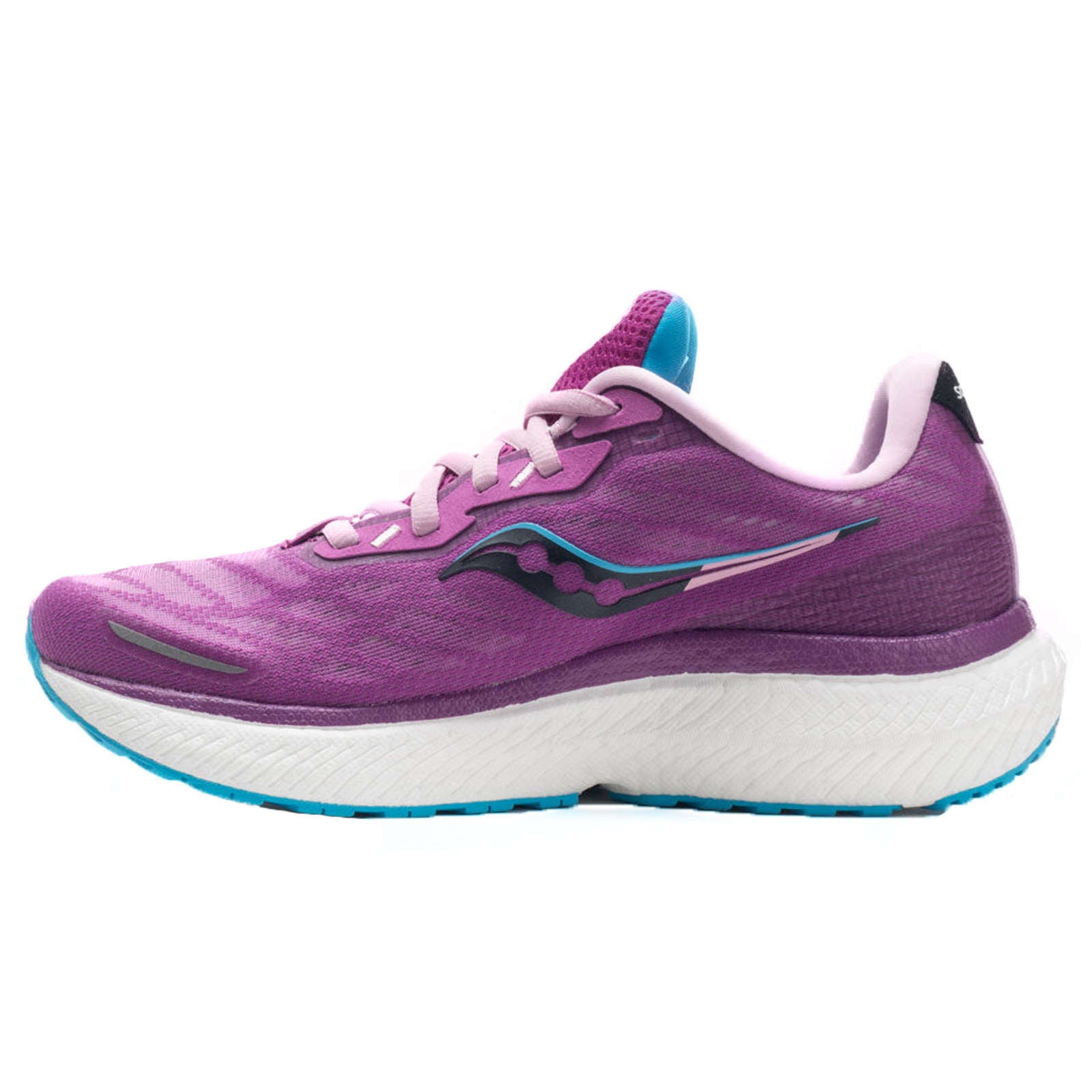 Saucony Triumph 19 Synthetic Textile Women's Low-Top Trainers#color_razzle blaze