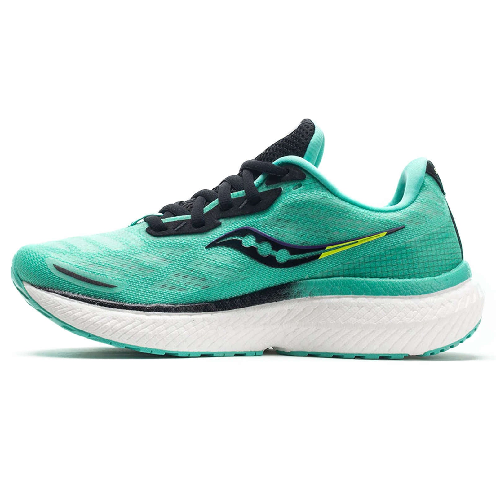 Saucony Triumph 19 Synthetic Textile Women's Low-Top Trainers#color_cool mint acid