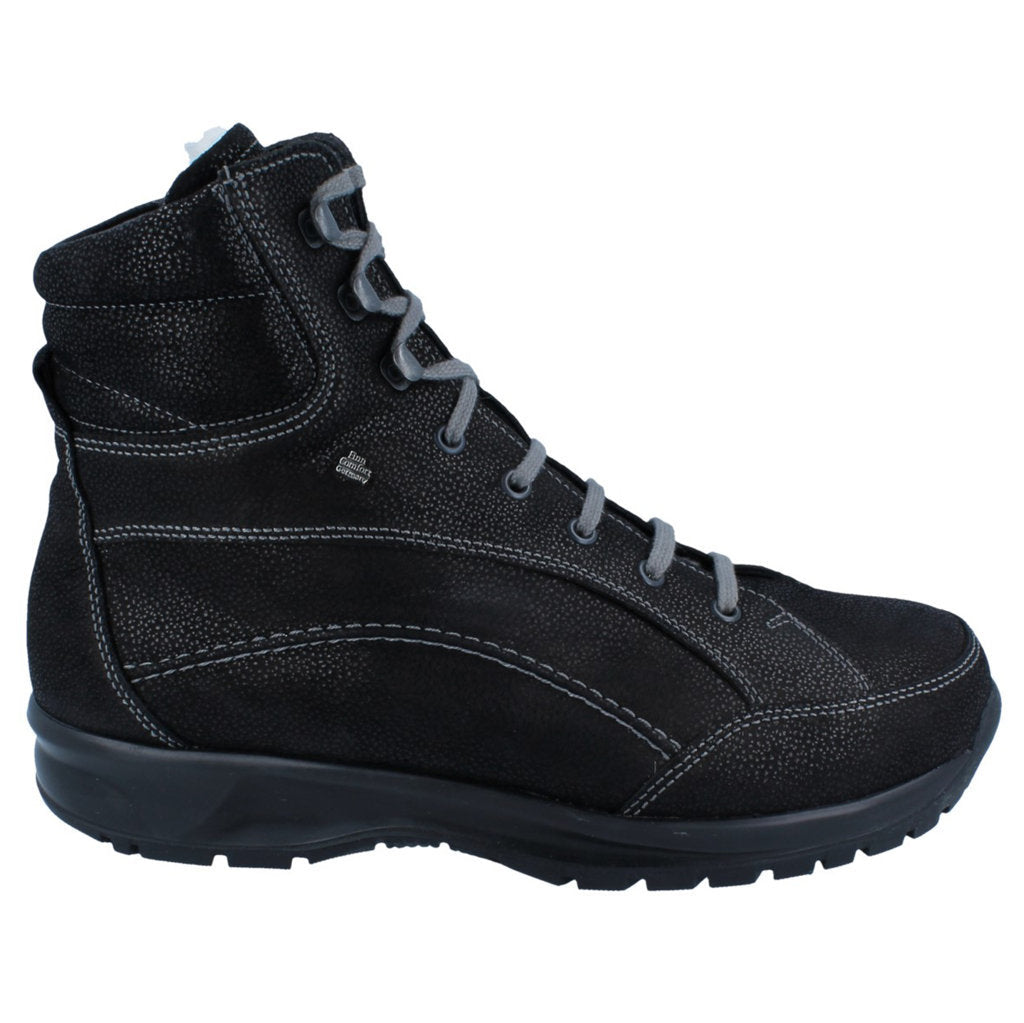 Finn Comfort Whistler Leather Mens Boots#color_black