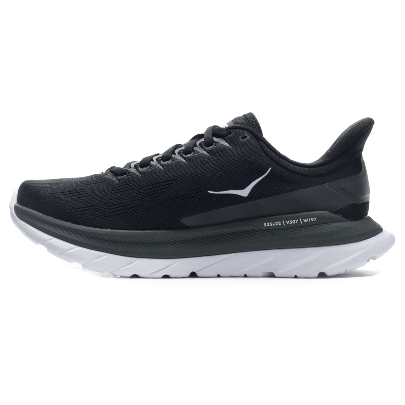 Hoka One One Mach 4 Mesh Women's Low-Top Road Running Trainers#color_black dark shadow