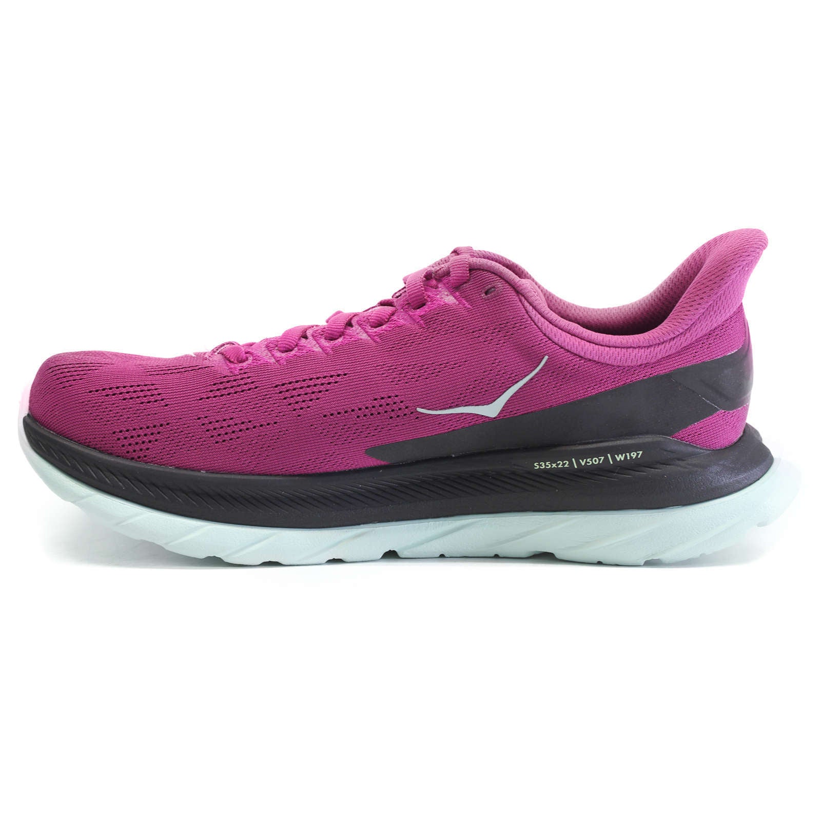 Hoka One One Mach 4 Mesh Women's Low-Top Road Running Trainers#color_festival fuchsia black