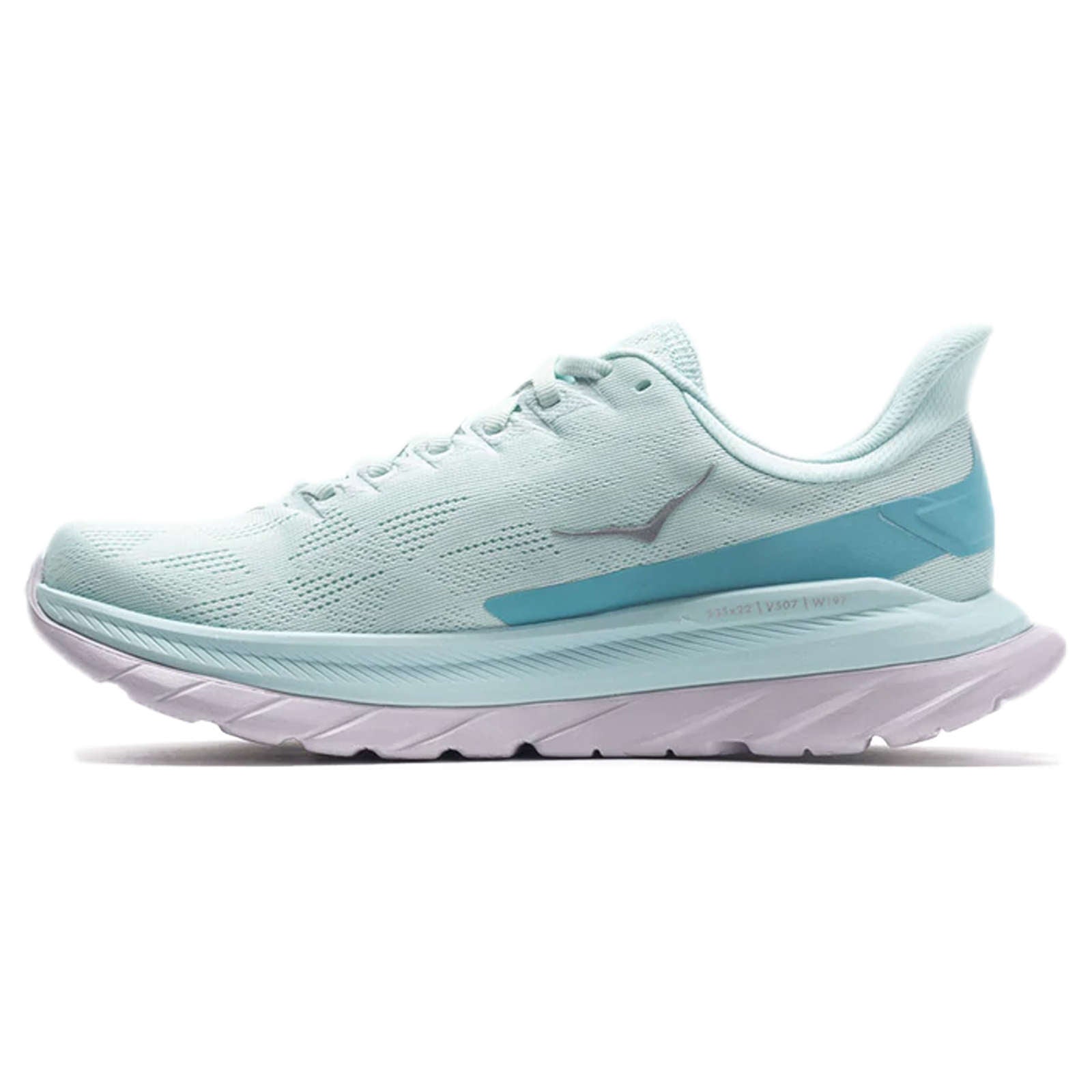 Hoka One One Mach 4 Mesh Women's Low-Top Road Running Trainers#color_blue glass coastal shade