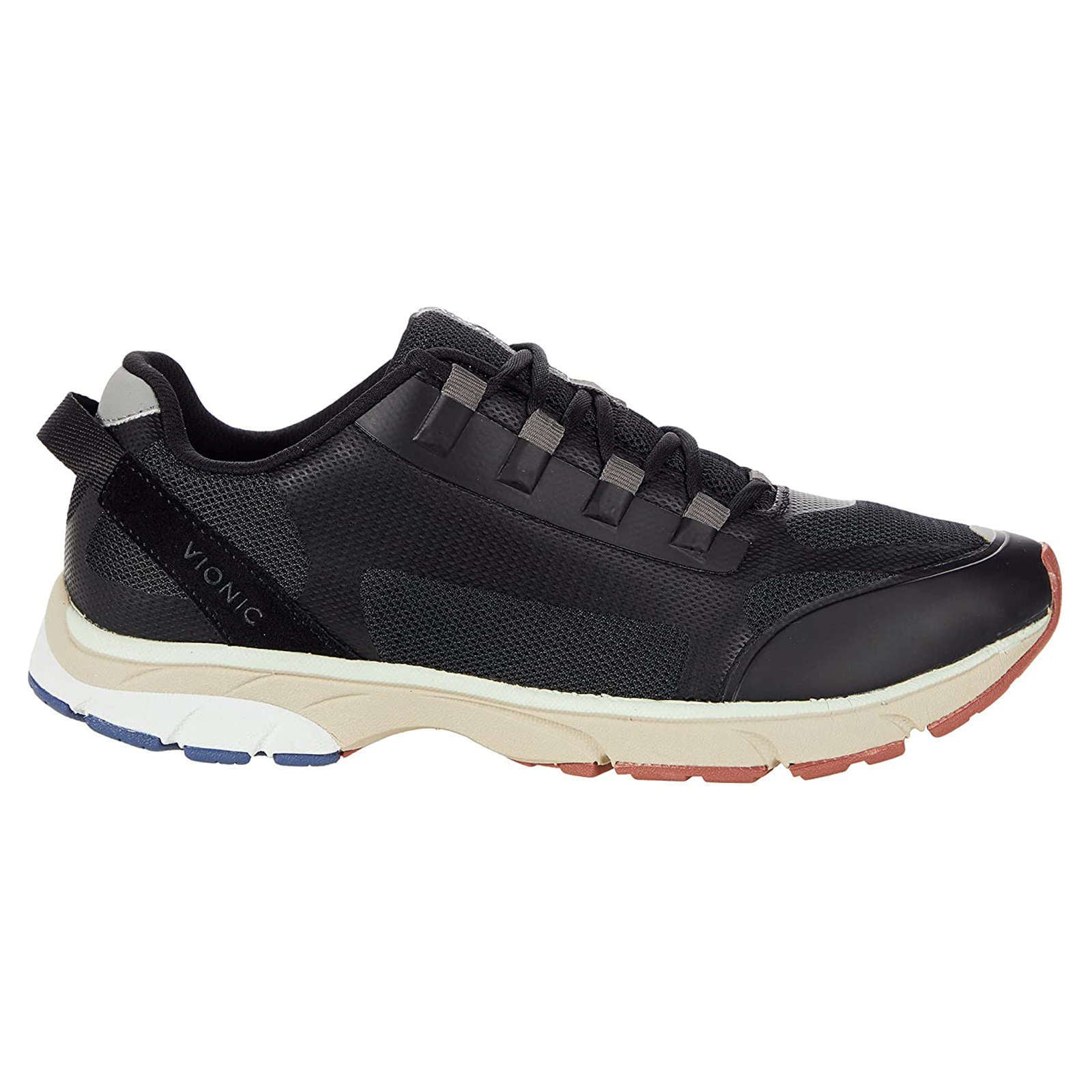 Vionic Edin Synthetic Textile Womens Trainers#color_black