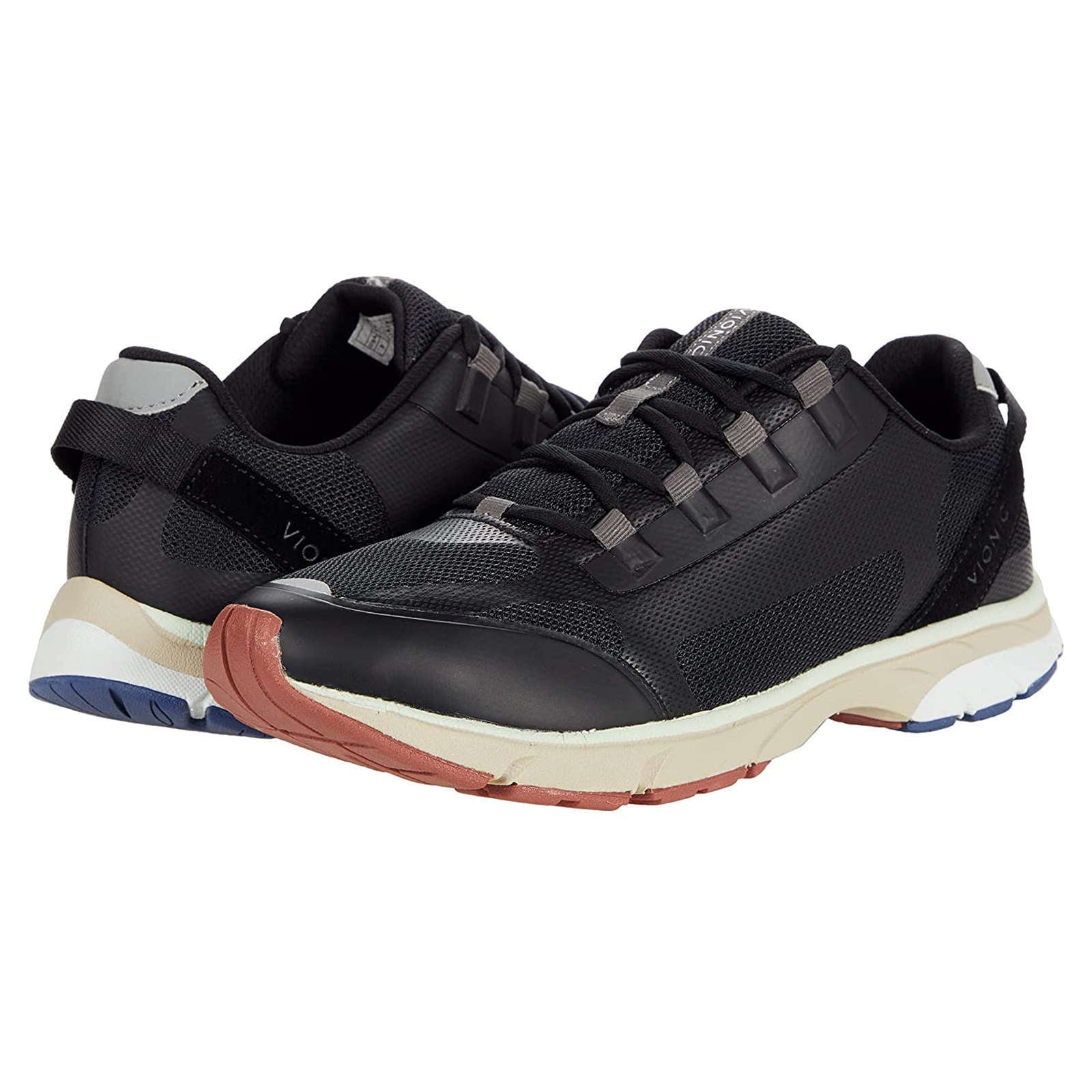 Vionic Edin Synthetic Textile Womens Trainers#color_black