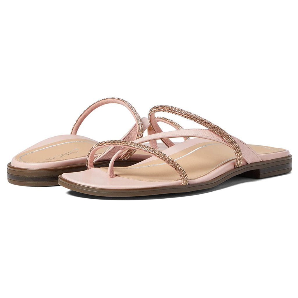 Vionic Citrine Prism Leather Womens Sandals#color_peach