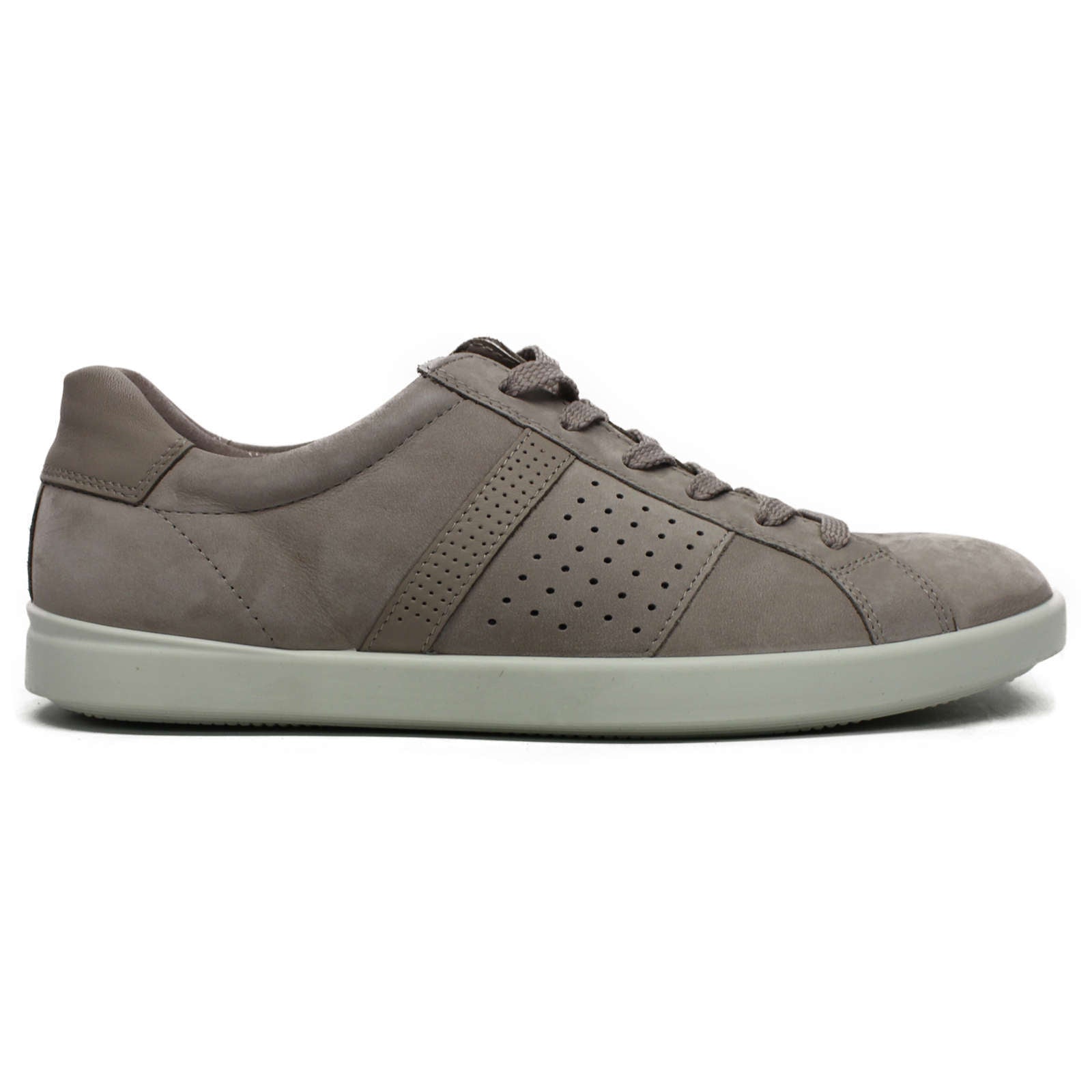 Ecco Leisure Leather Womens Trainers#color_grey rose