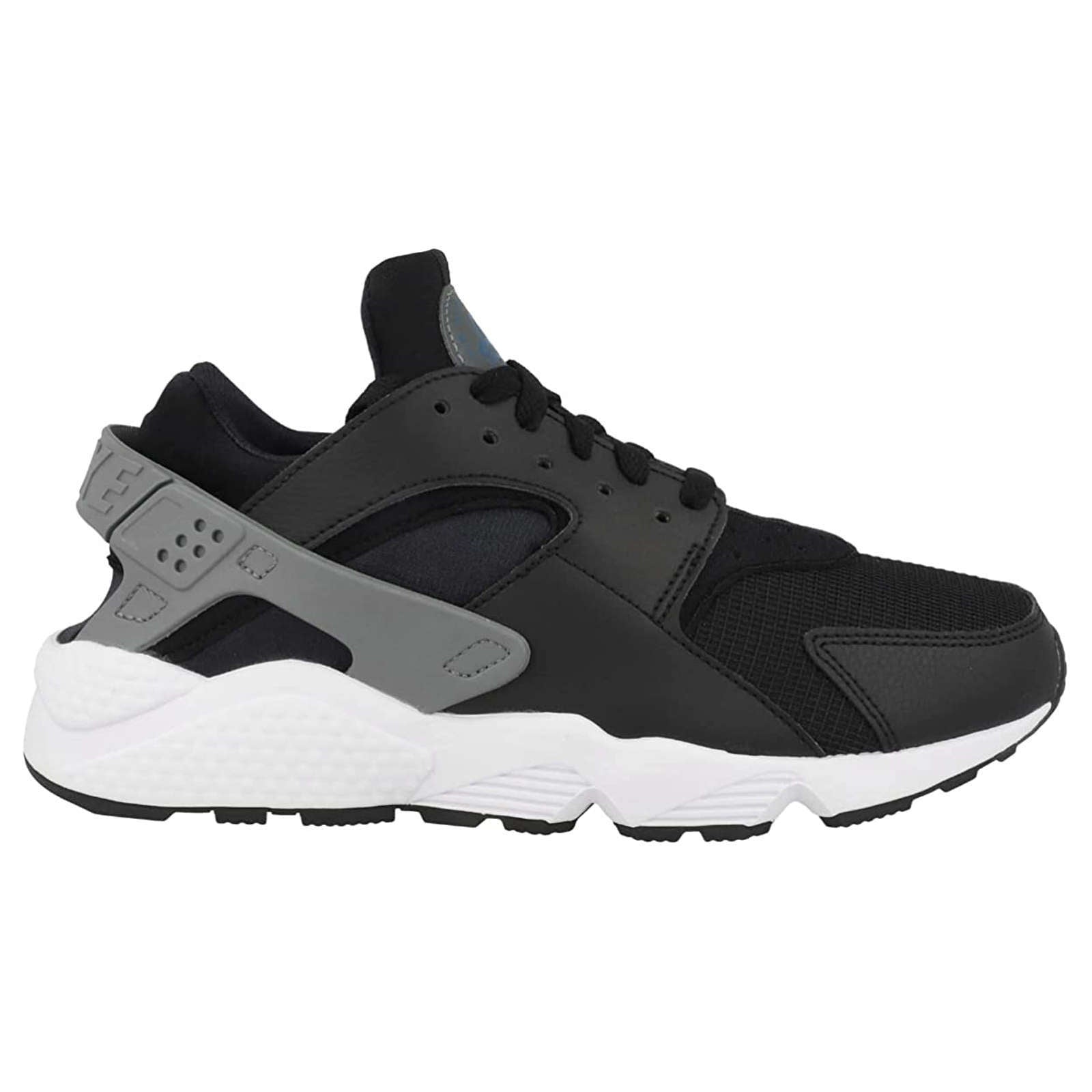 Nike Air Huarache J22 Synthetic Textile Unisex Low-Top Trainers#color_black marina smoke grey white