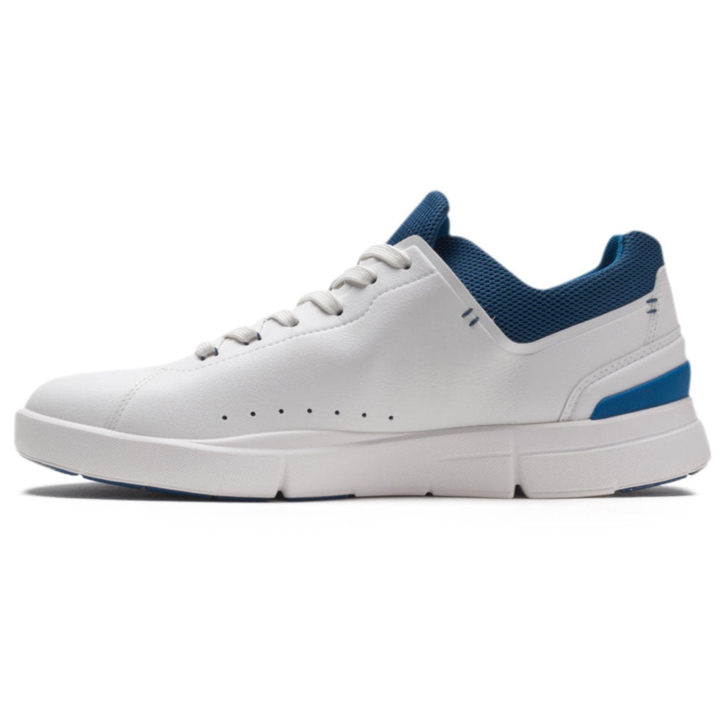 On Running The Roger Advantage Textile Men's Low-Top Trainers#color_white cobalt