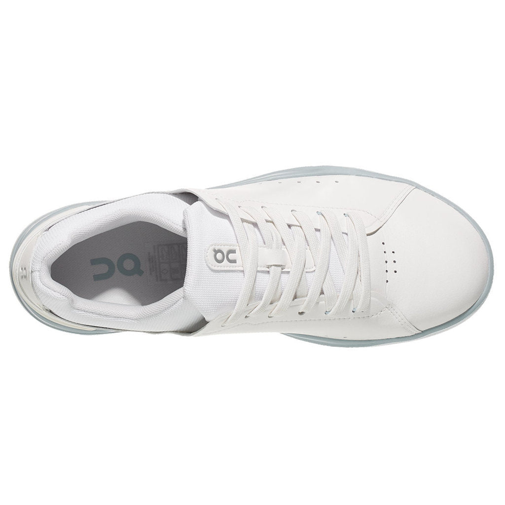 On Running The Roger Advantage Textile Men's Low-Top Trainers#color_white chambray