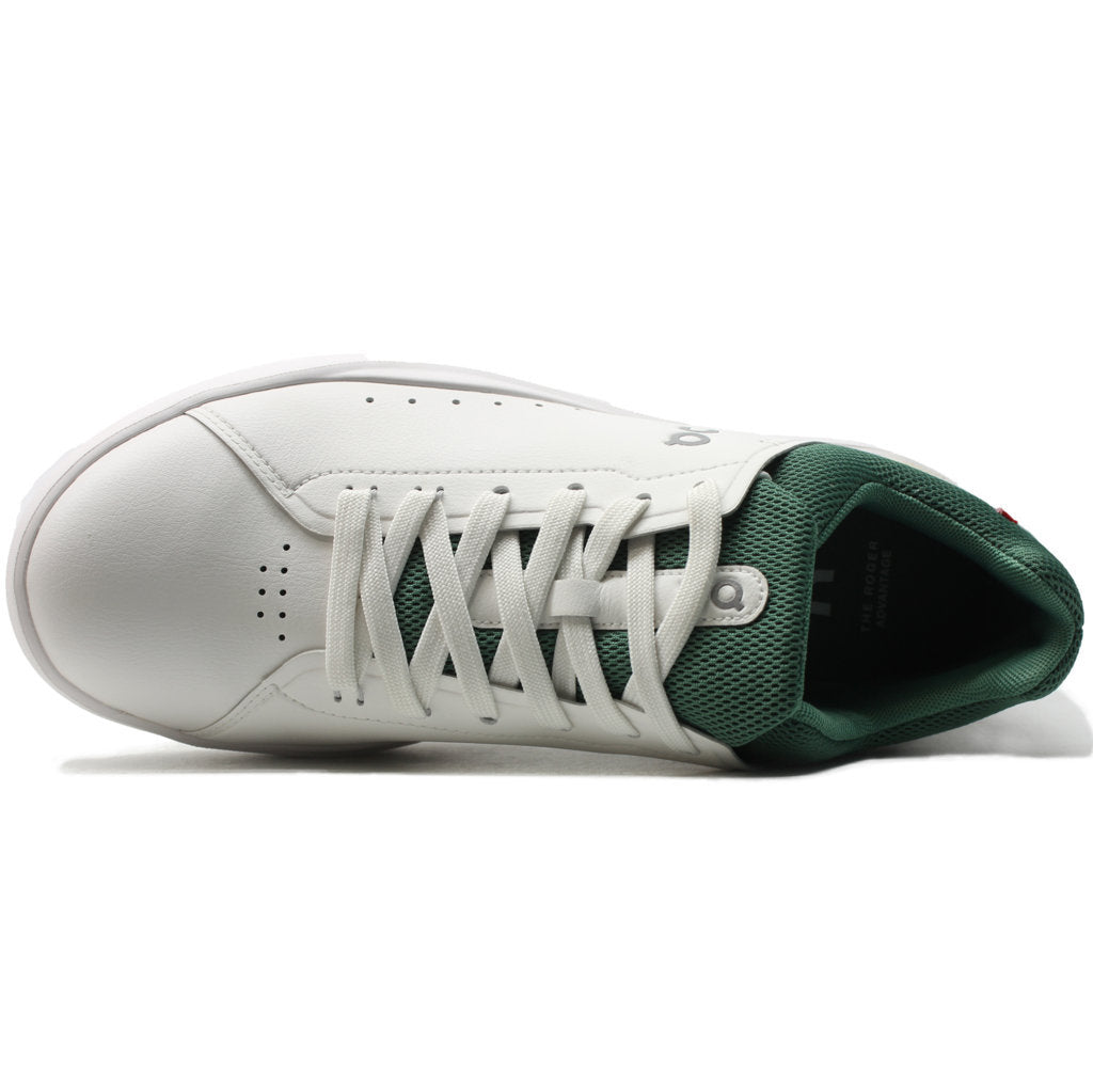 On Running The Roger Advantage Textile Men's Low-Top Trainers#color_white green