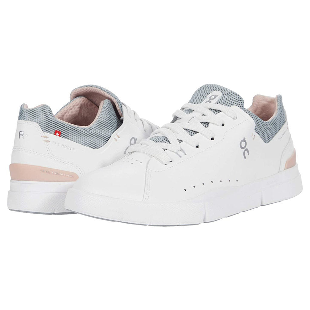 On Running The Roger Advantage Textile Women's Low-Top Trainers#color_white rose