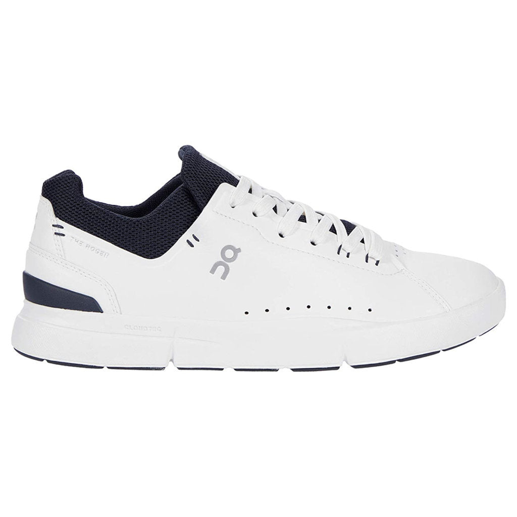 On Running The Roger Advantage Textile Women's Low-Top Trainers#color_white midnight