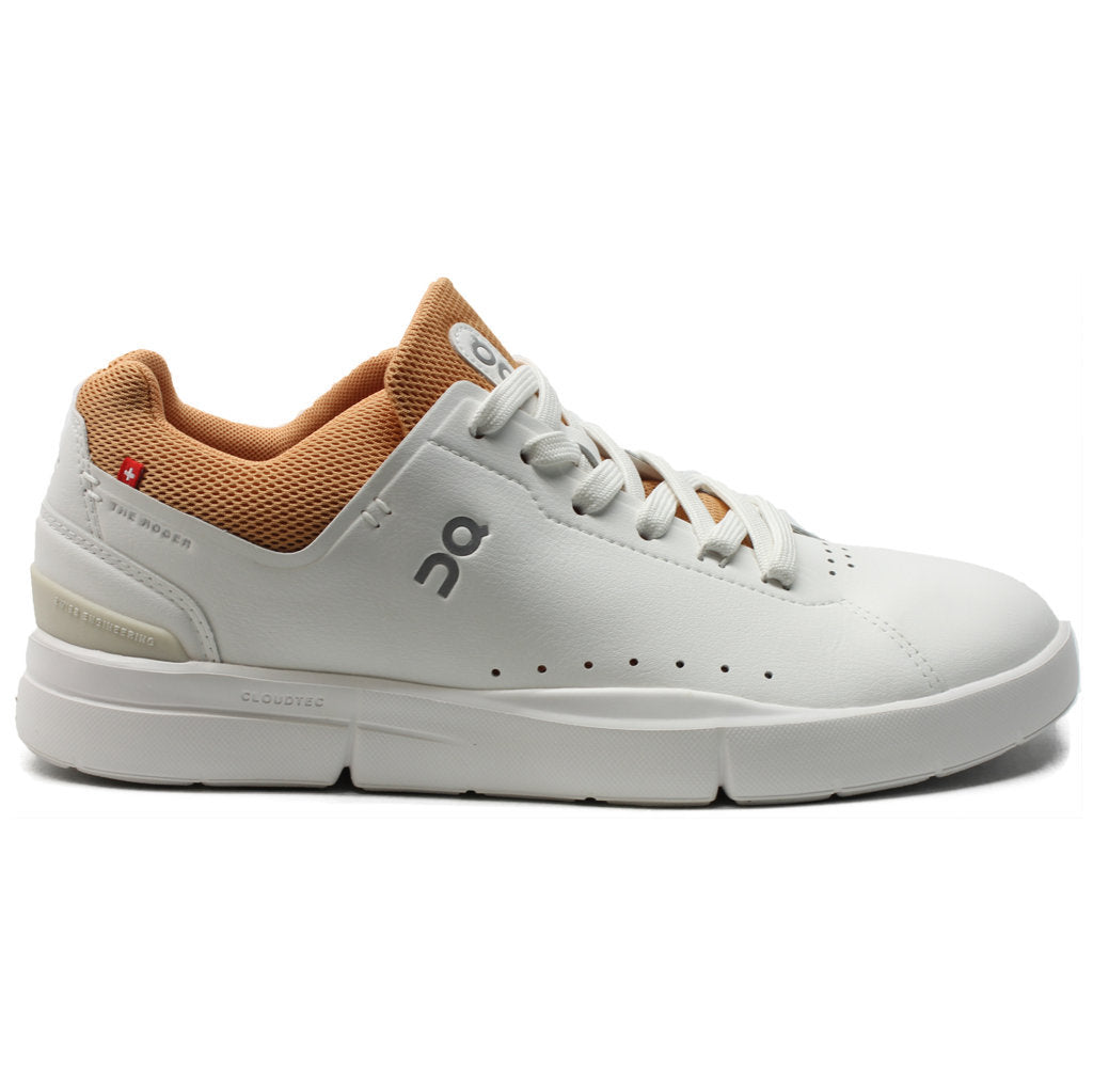 On Running The Roger Advantage Textile Women's Low-Top Trainers#color_white copper