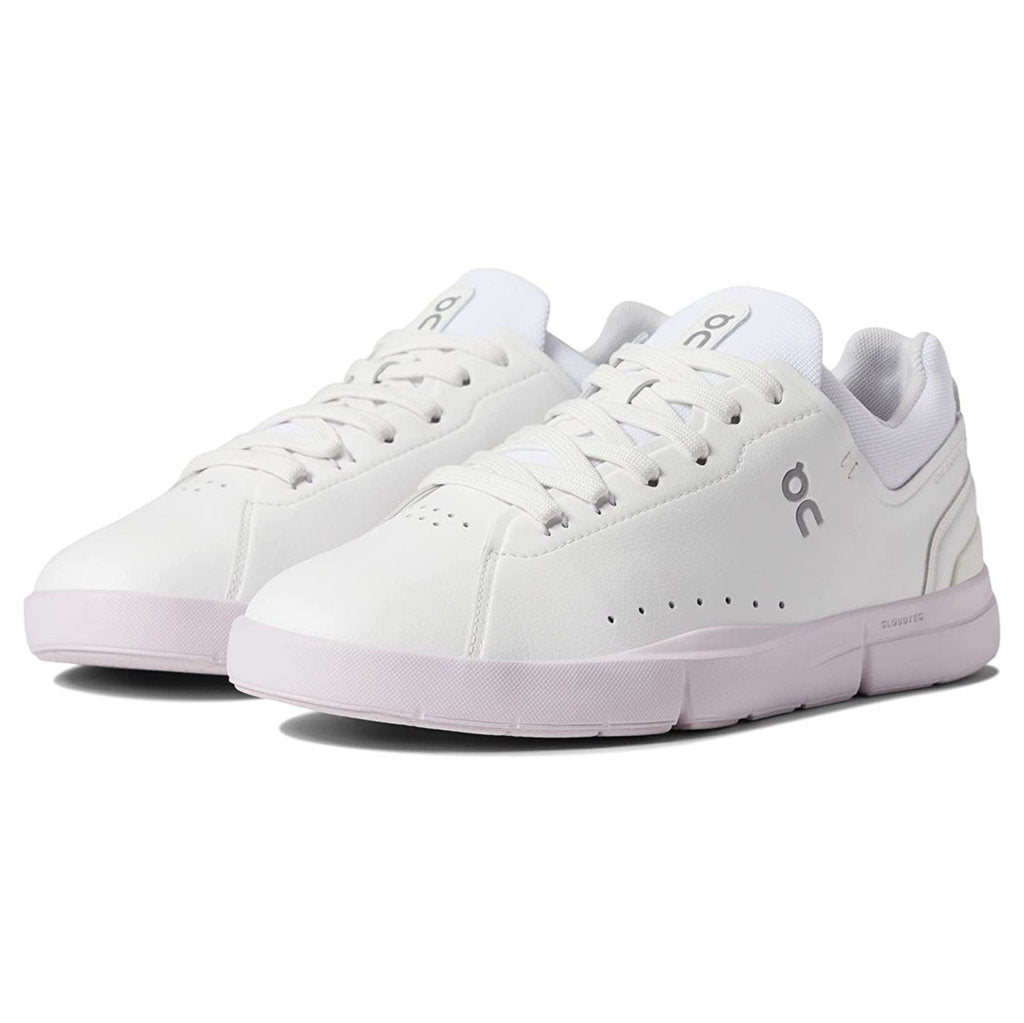 On Running The Roger Advantage Textile Women's Low-Top Trainers#color_white lily