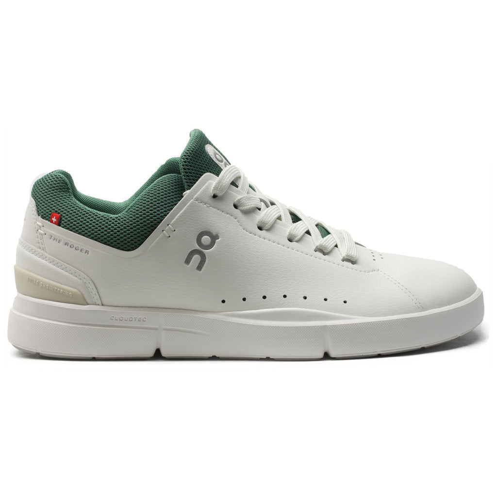 On Running The Roger Advantage Textile Women's Low-Top Trainers#color_white green