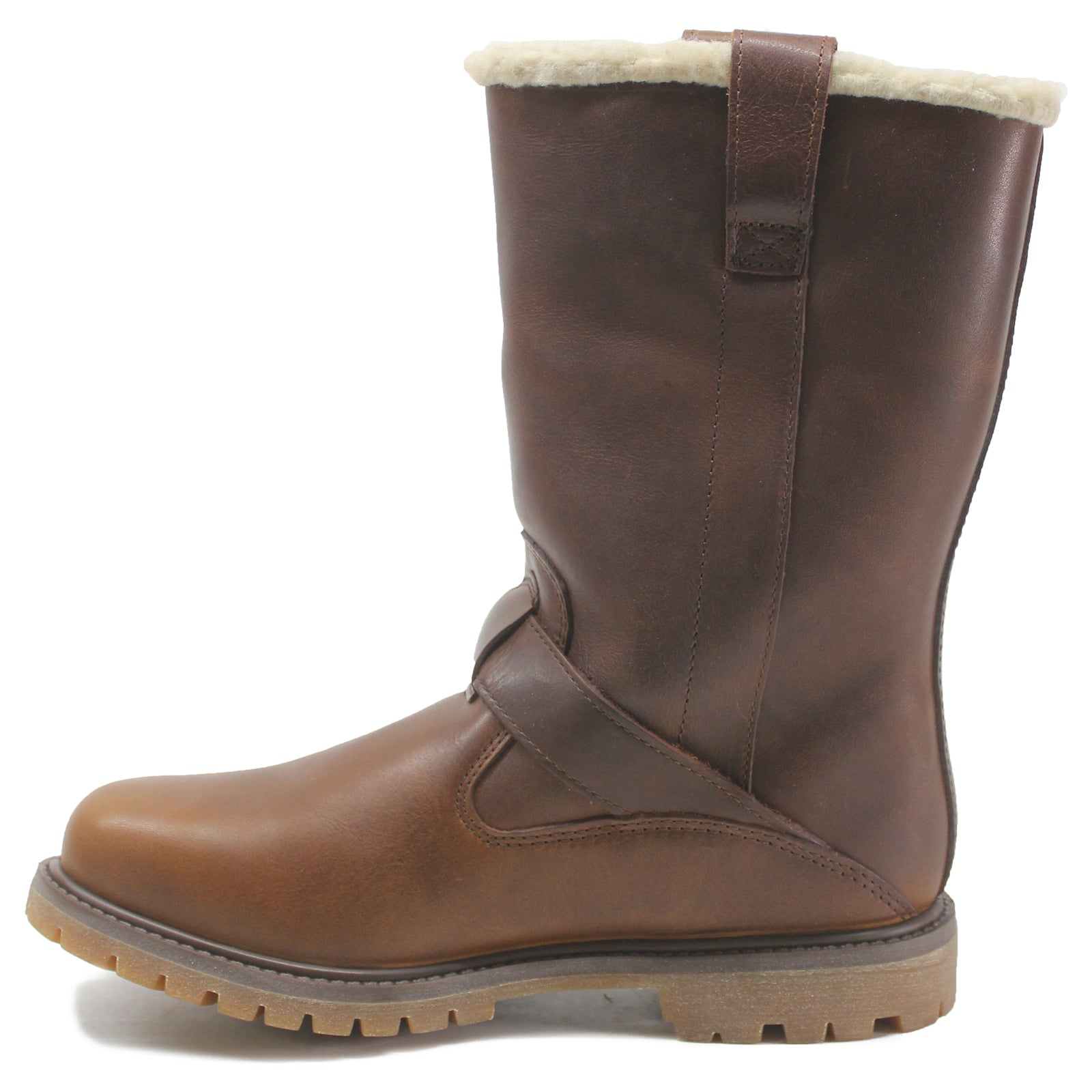 Timberland Nellie Leather Womens Boots#color_dark brown