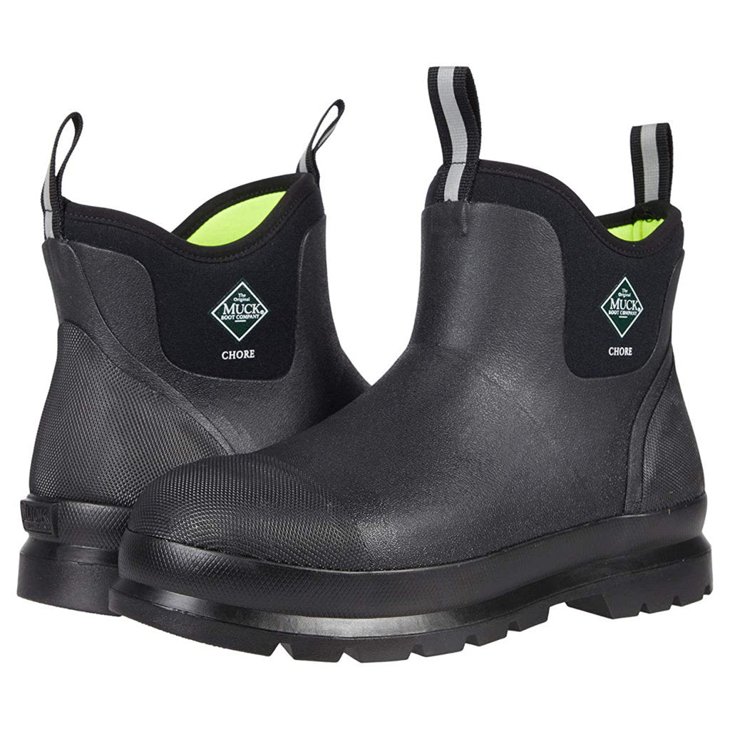 Muck Boot Chore Classic Rubber Men's Chelsea Boots#color_black