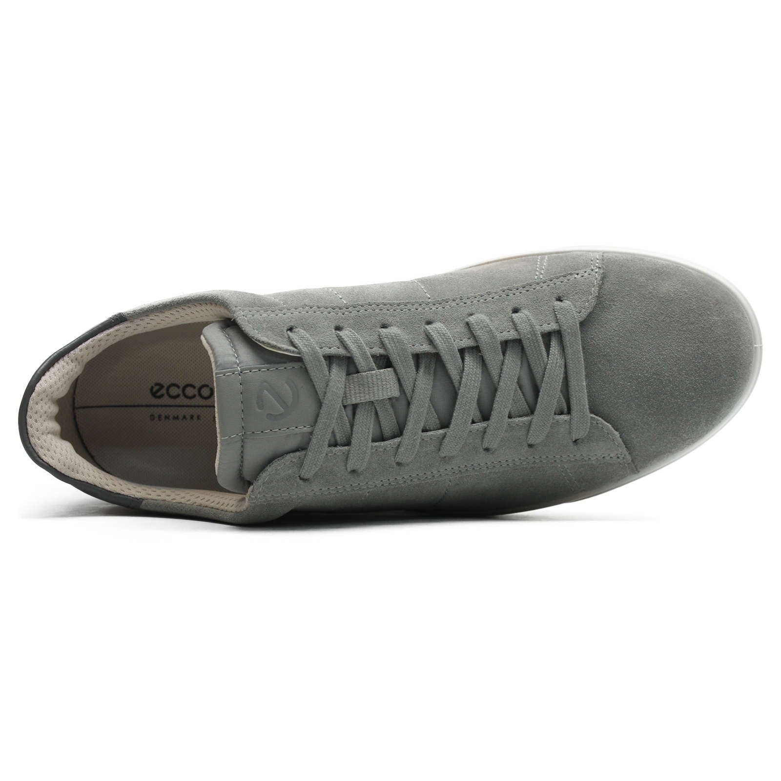 Ecco Street Lite 521304 Suede Mens Shoes#color_wild dove titanium