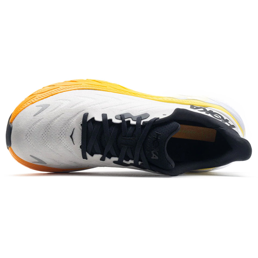 Hoka One One Arahi 6 Textile Mens Trainers#color_nimbus cloud blanc de blanc