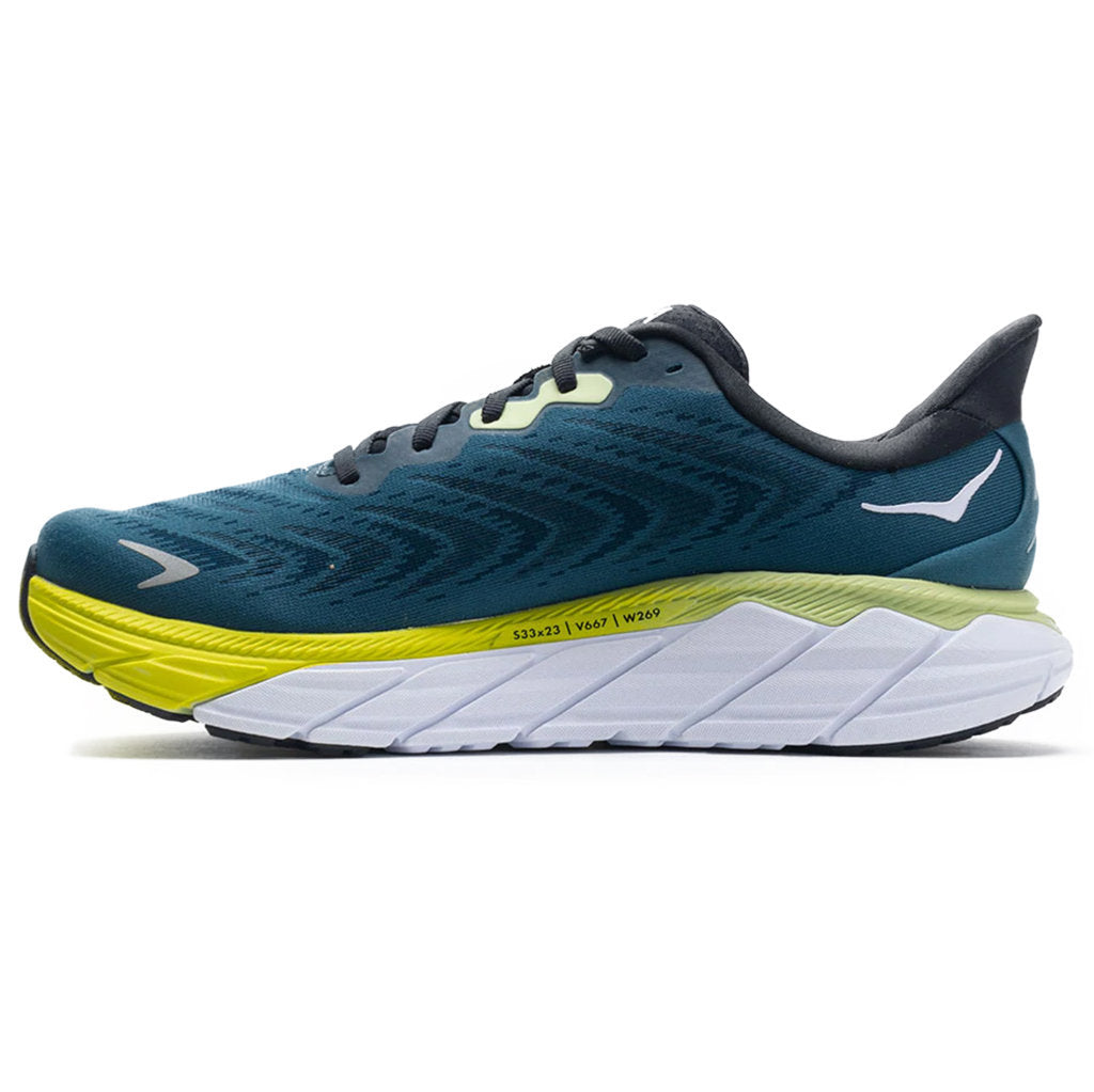 Hoka One One Arahi 6 Textile Mens Trainers#color_blue graphite blue coral