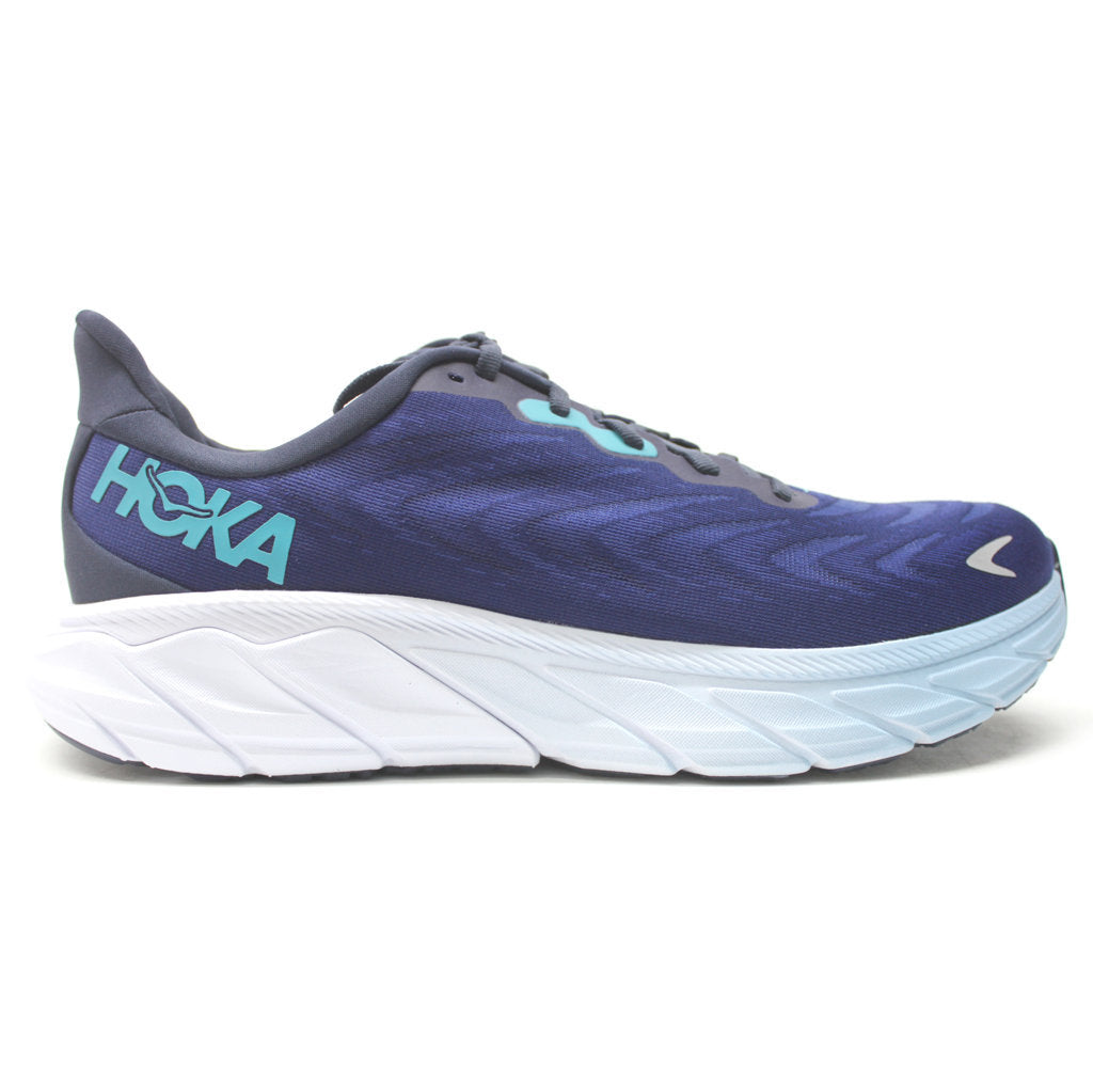 Hoka One One Arahi 6 Textile Mens Trainers#color_outer space bellwether blue