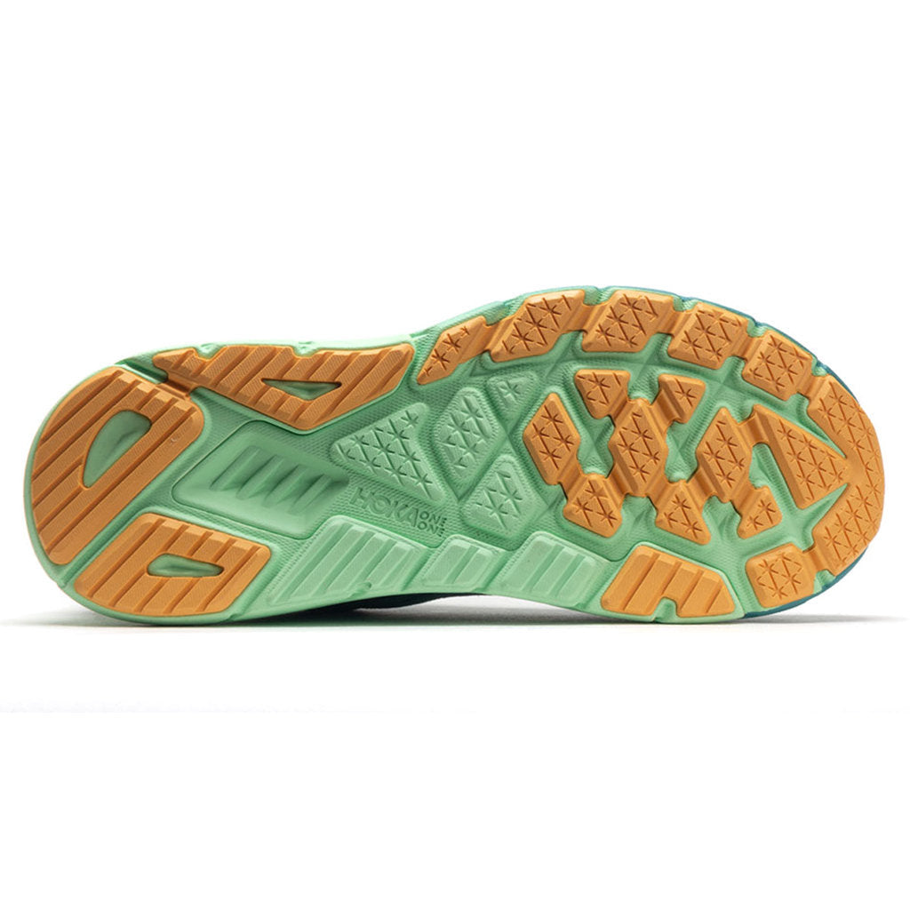 Hoka One One Arahi 6 Textile Mens Trainers#color_ocean mist lime glow