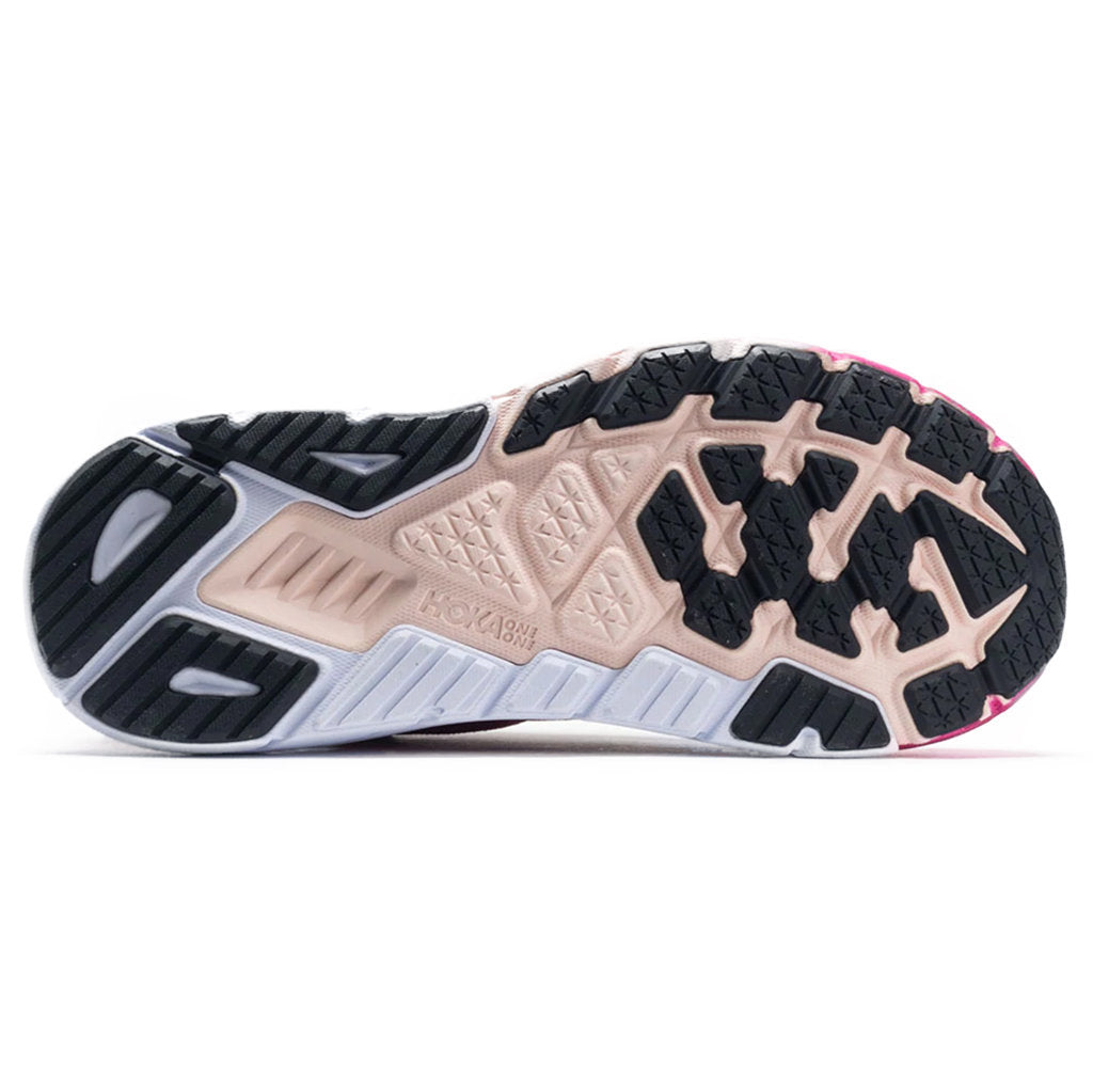 Hoka One One Arahi 6 Textile Womens Trainers#color_festival fuchsia ibris rose