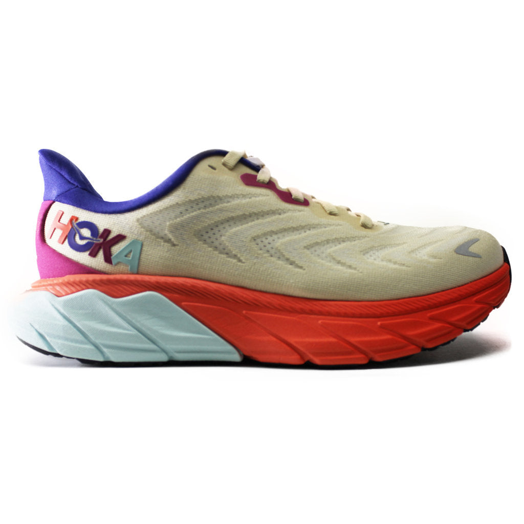 Hoka One One Arahi 6 Textile Womens Trainers#color_short bread fiesta