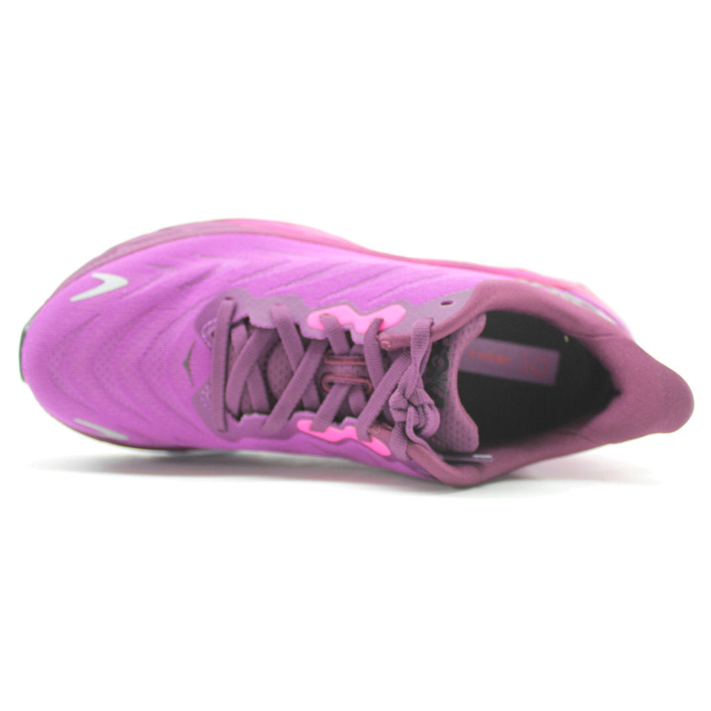 Hoka One One Arahi 6 Textile Womens Trainers#color_grape wine beautyberry