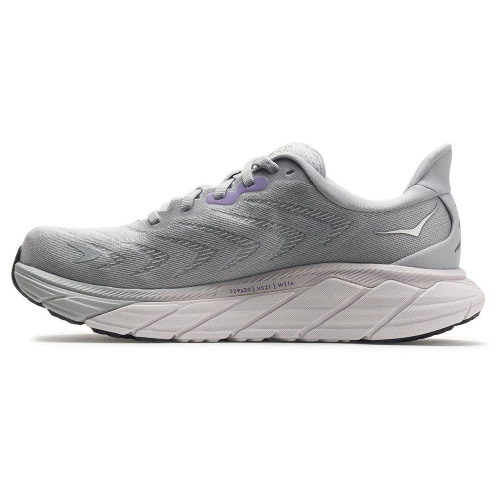 Hoka One One Arahi 6 Textile Womens Trainers#color_harbor mist silver