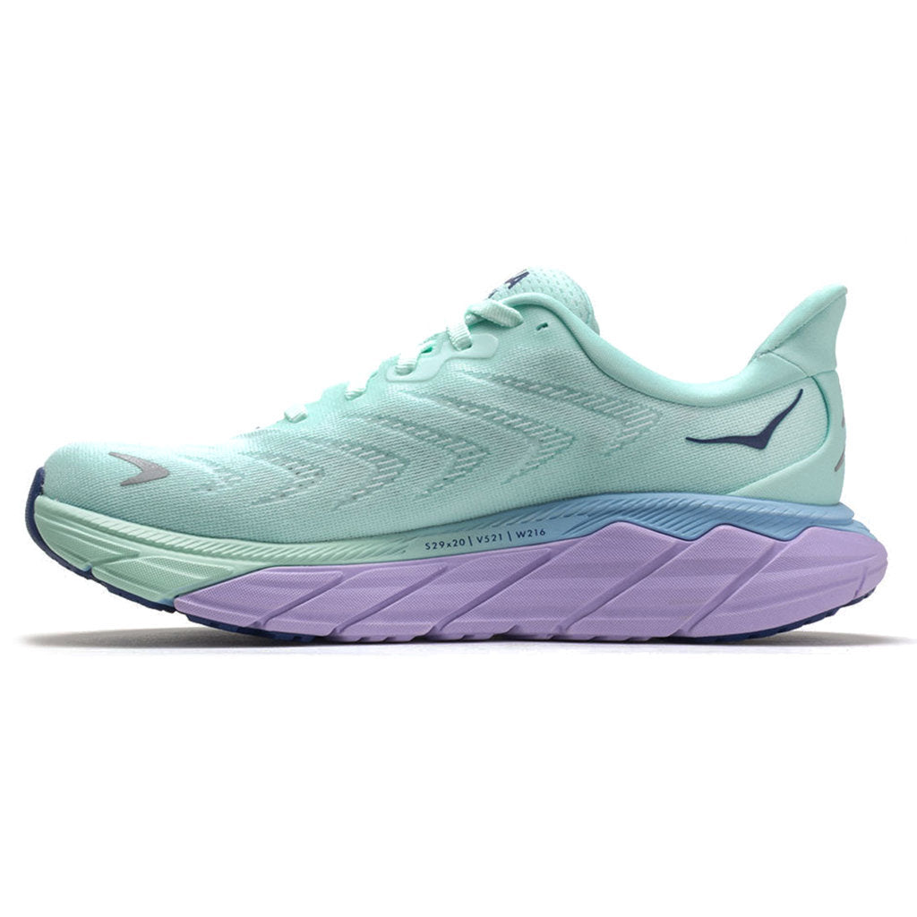 Hoka One One Arahi 6 Textile Womens Trainers#color_sunlit ocean lilac mist